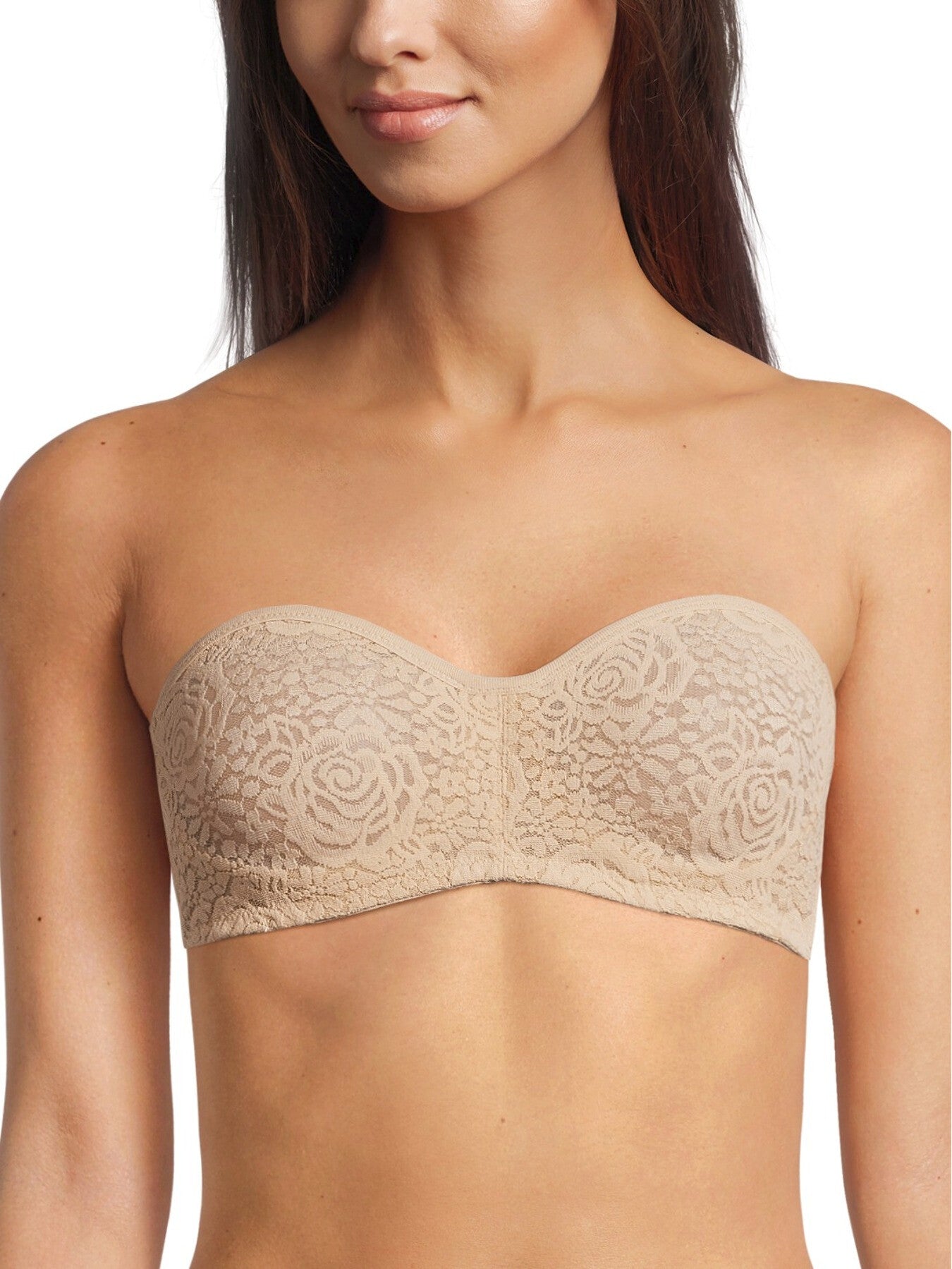Halo Lace Strapless Bra