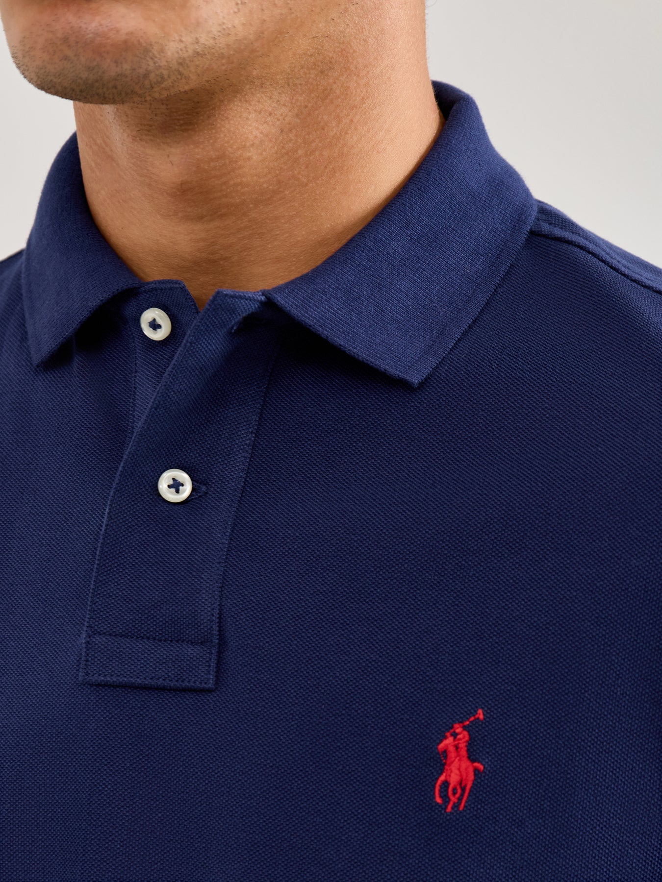 Basic Custom Fit Short Sleeve Polo Shirt