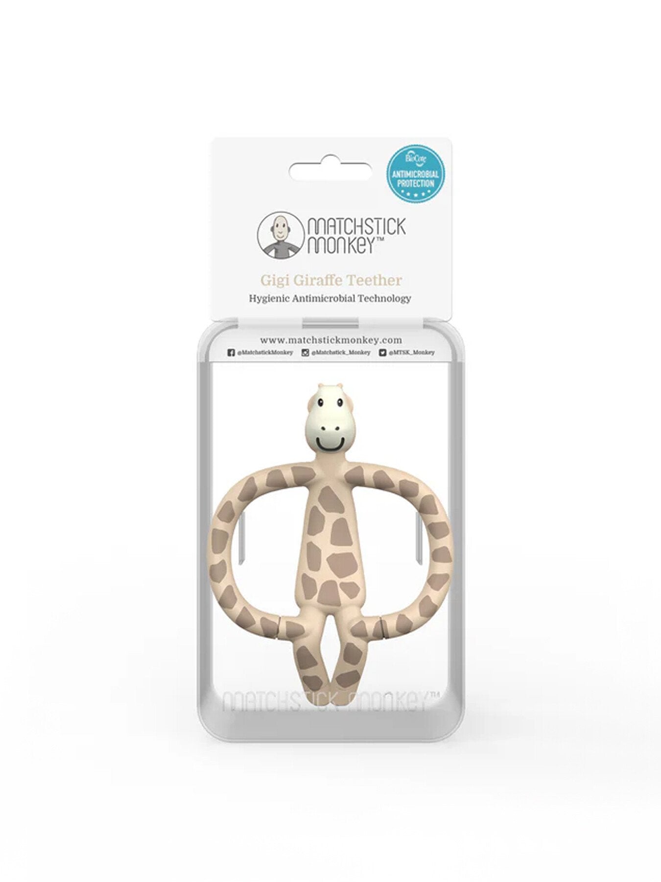 Matchstick Monkey Animal Giraffe Teether