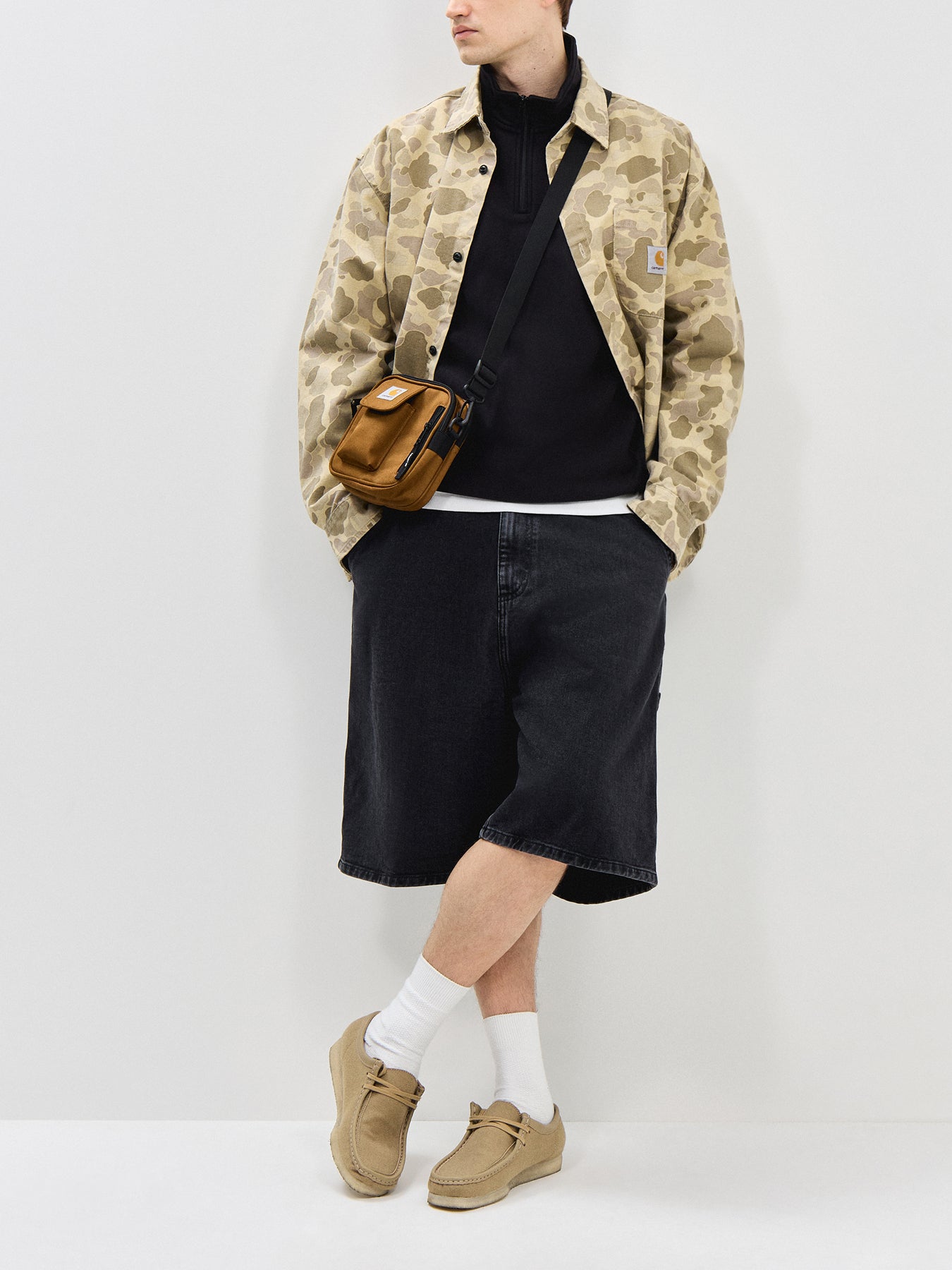 Half Zip American Script Sweatshirt