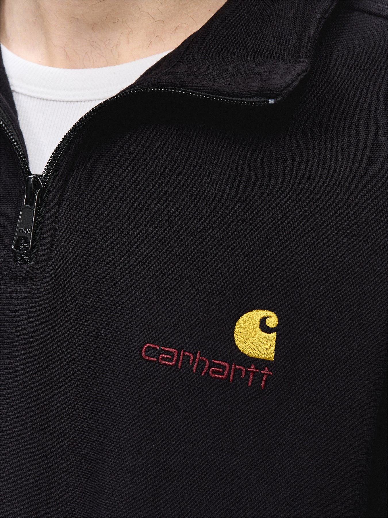Half Zip American Script Sweatshirt