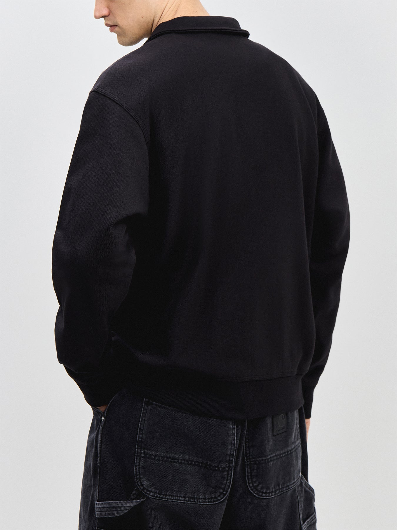 Half Zip American Script Sweatshirt