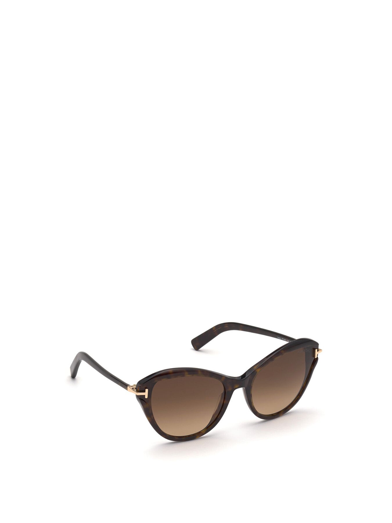 Leigh Cat Eye Acetate Sunglasses Dark HavanaGradient Brown