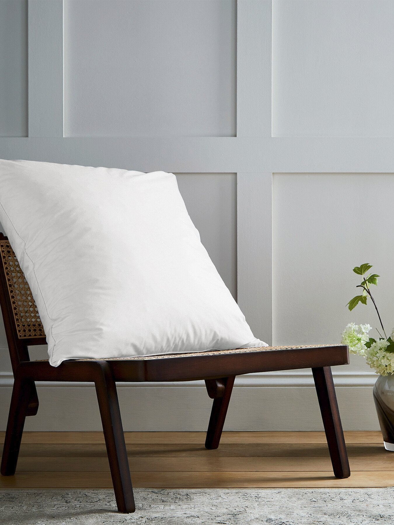 British Duck Feather Square Pillow
