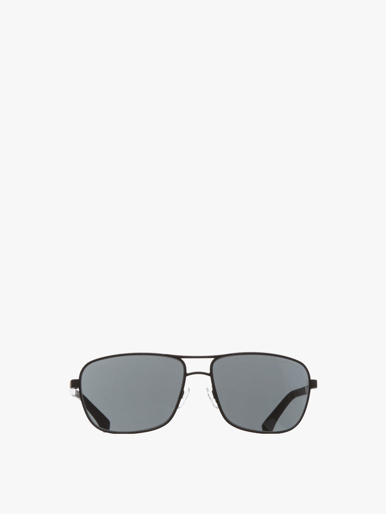 Rectangle Rubber Arm Sunglasses