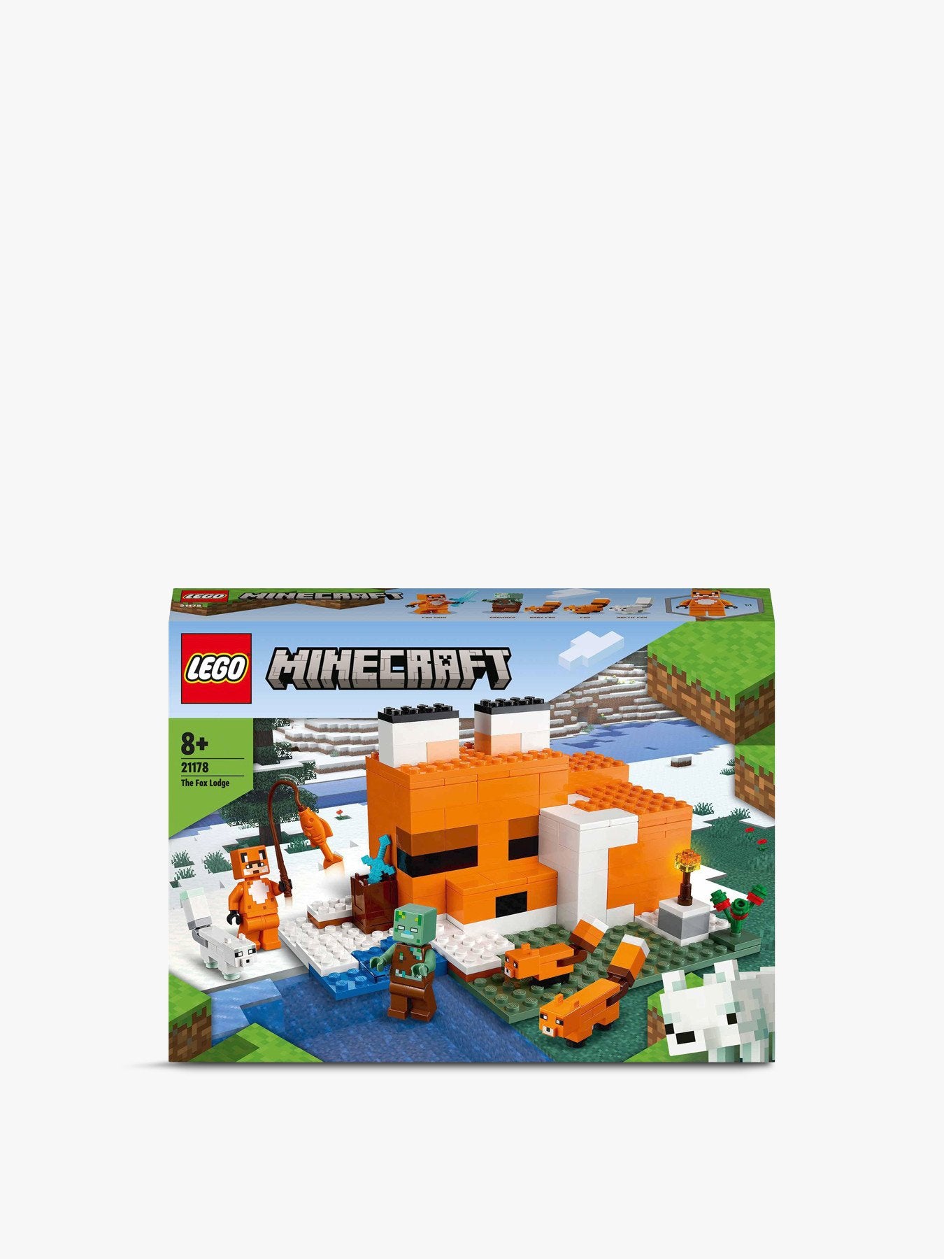 LEGO Minecraft: The Fox Lodge 21178 Set Fenwick