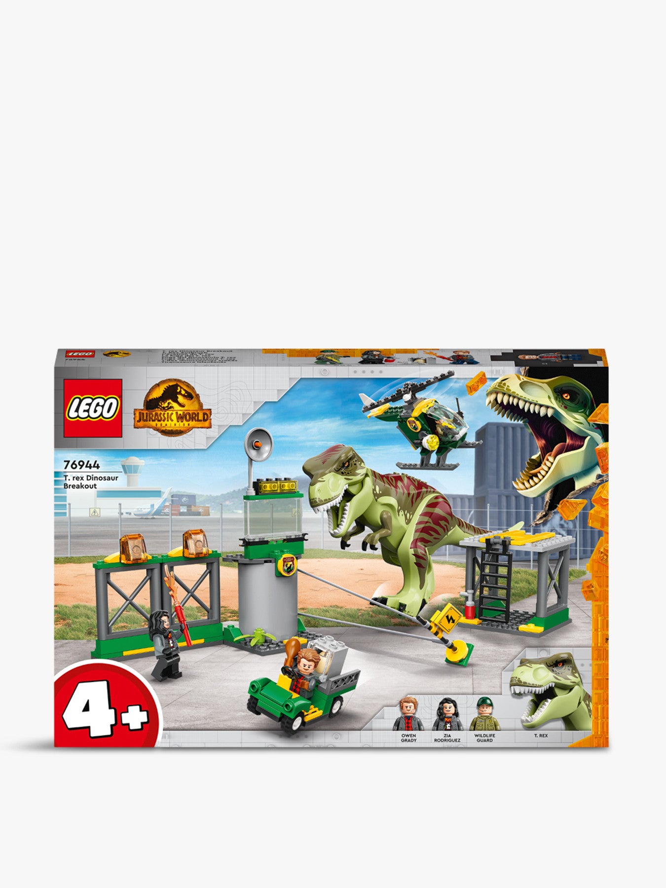 Jurassic World T. Rex Dinosaur Breakout Toy Set 76944