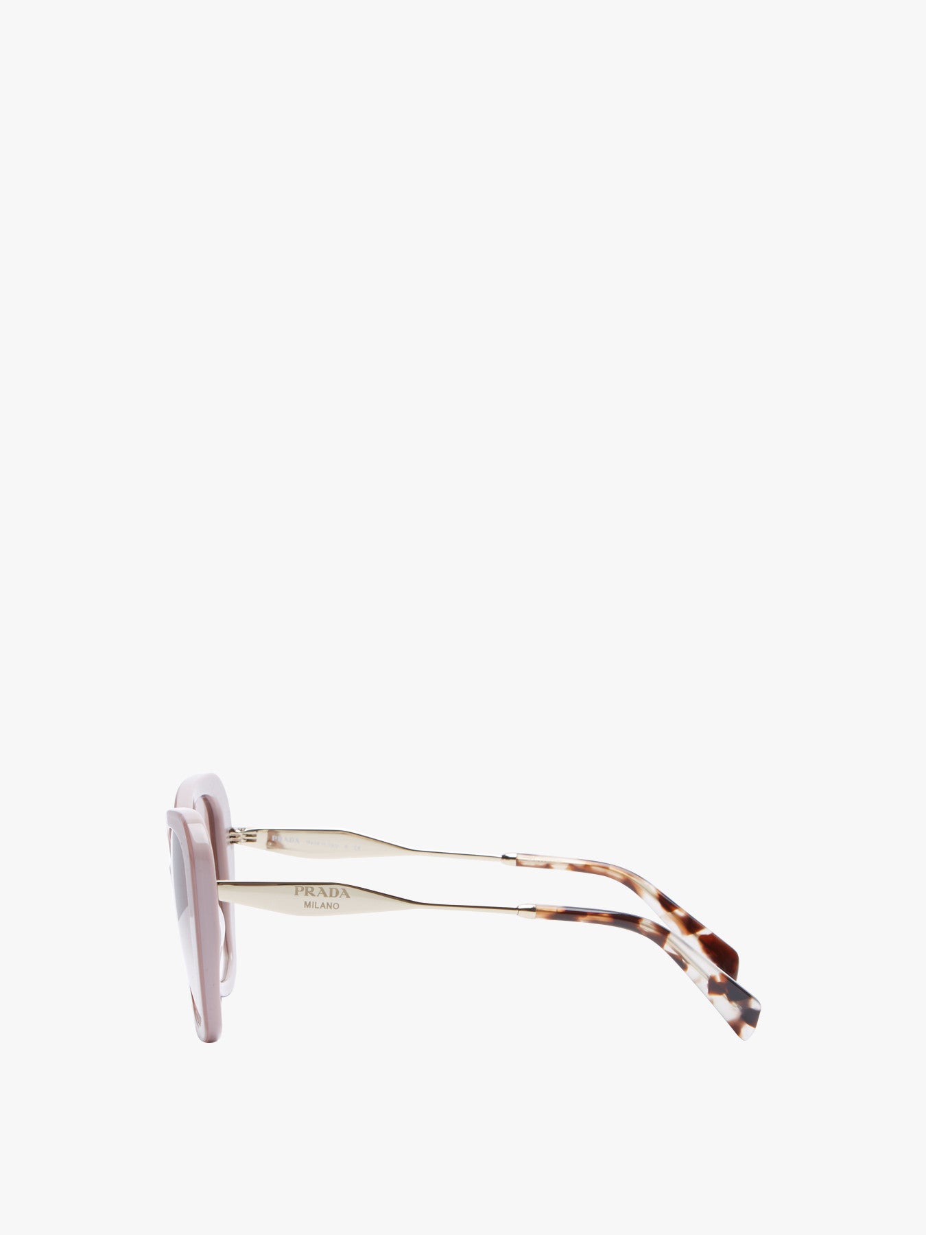 Oversized Square Acetate Sunglasses ALABASTERCRYSTAL