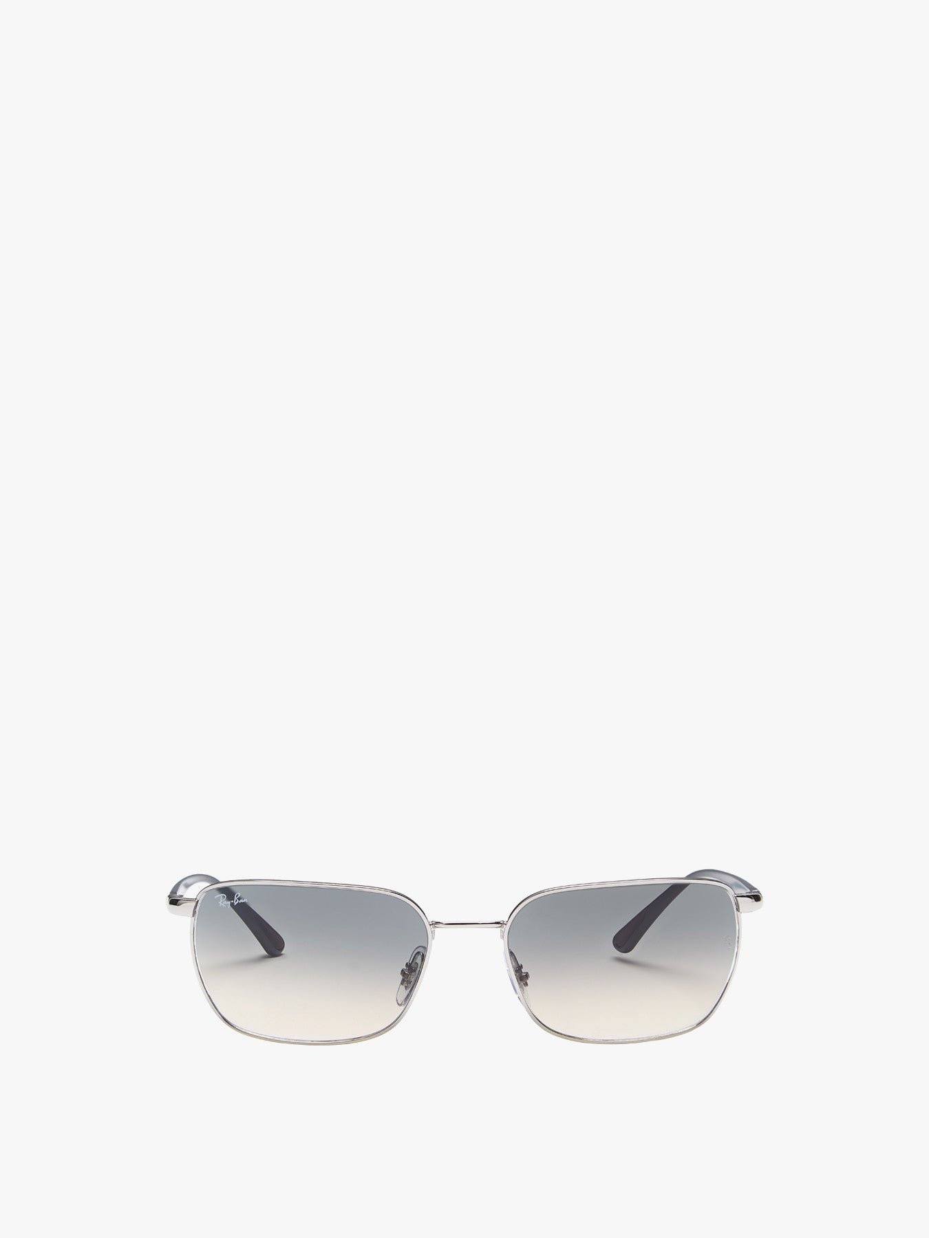 Rectangular Steel Sunglasses BLACK