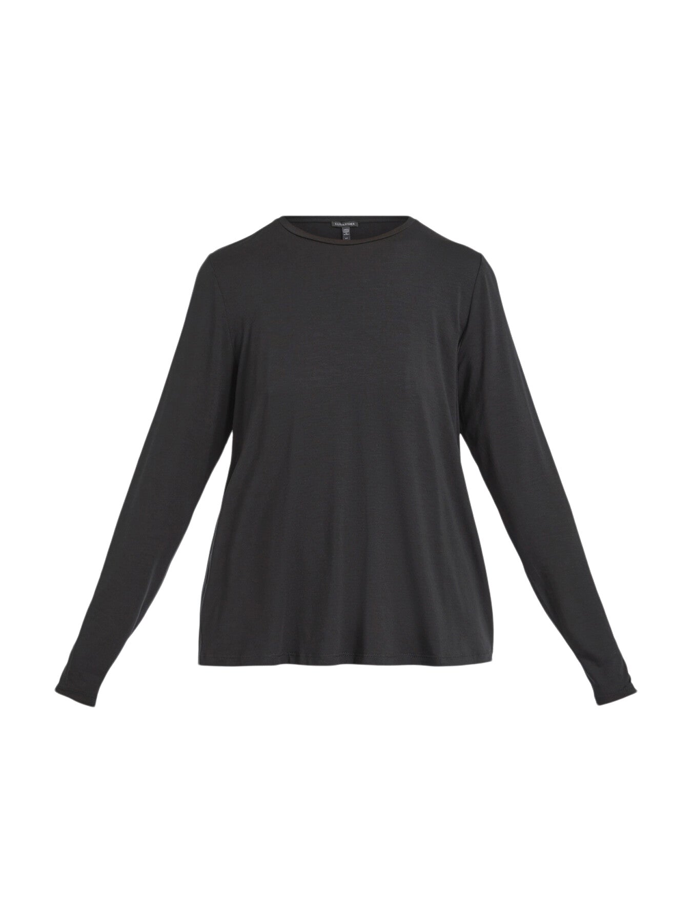 Fine Stretch Jersey Crew Neck Top