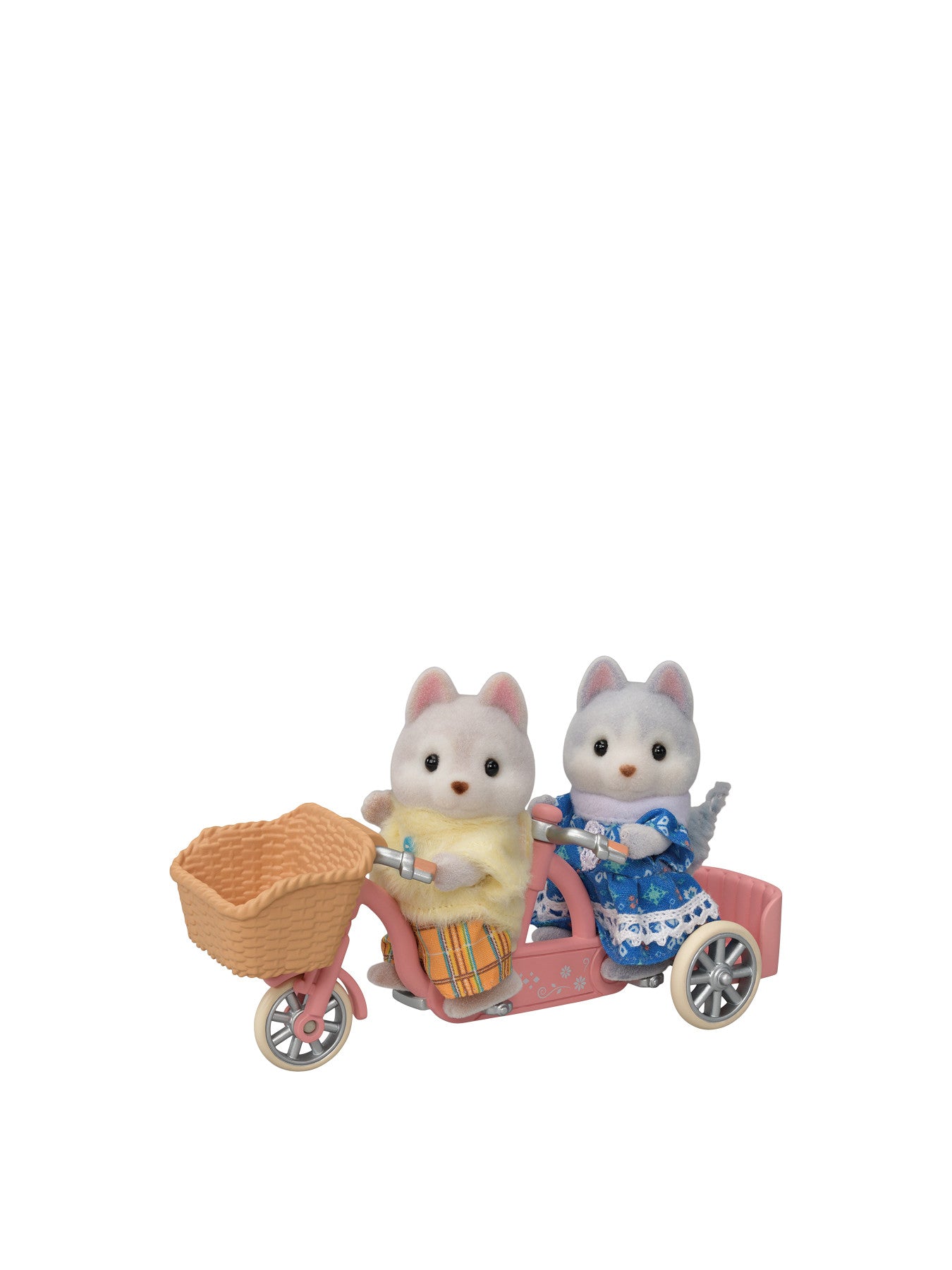 Tandem Cycling Set Husky Sister Brother