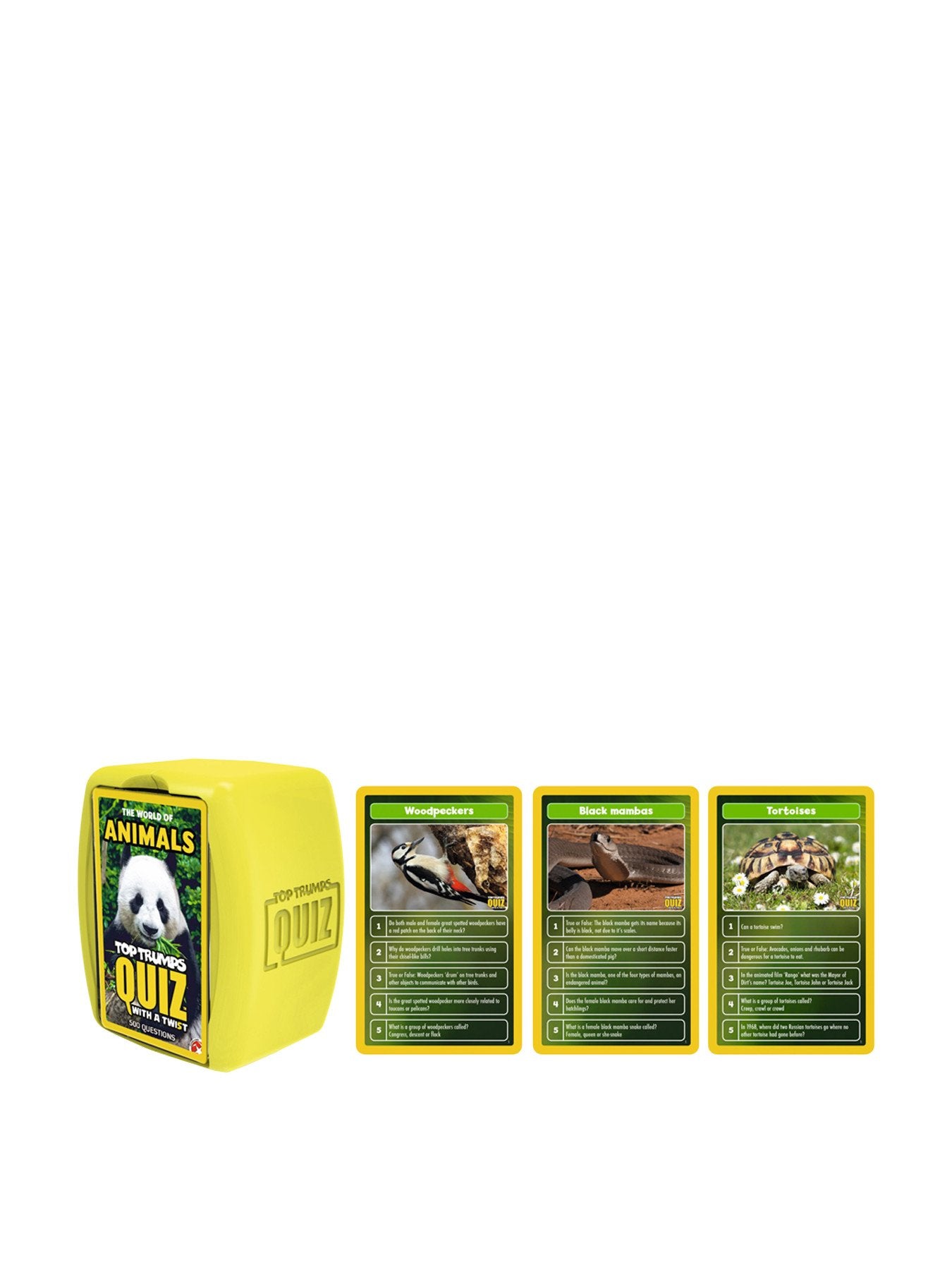 Animals Top Trumps Quiz Card Game