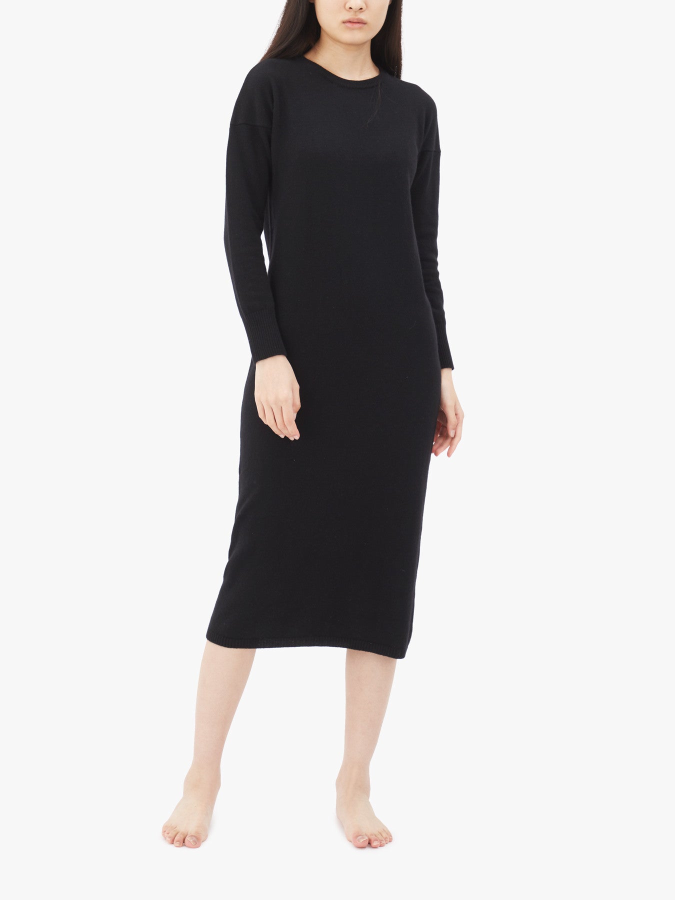 Cashmere Crew Neck Dress