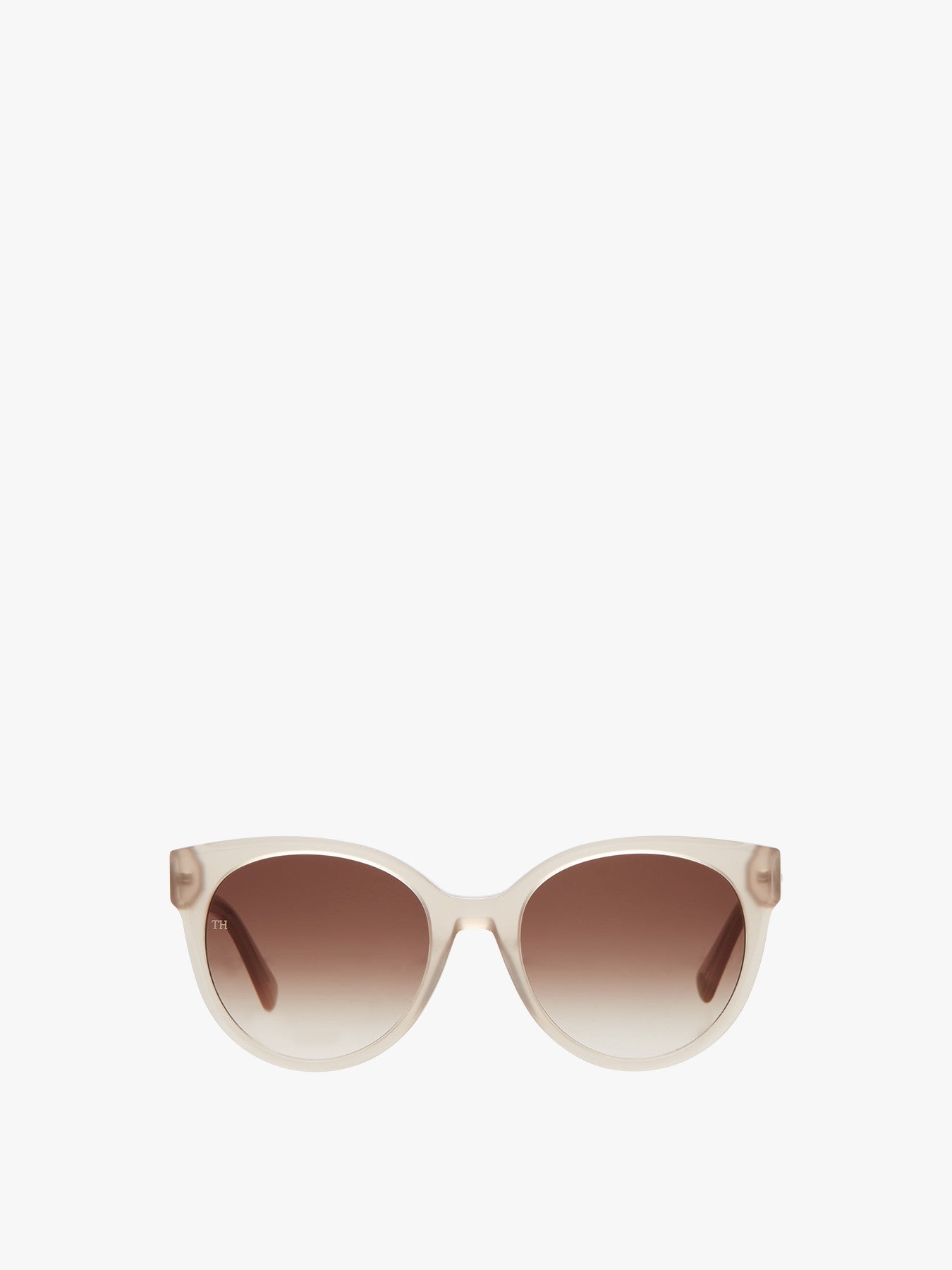 TH 1885S Acetate Round Cat Eye Sunglasses