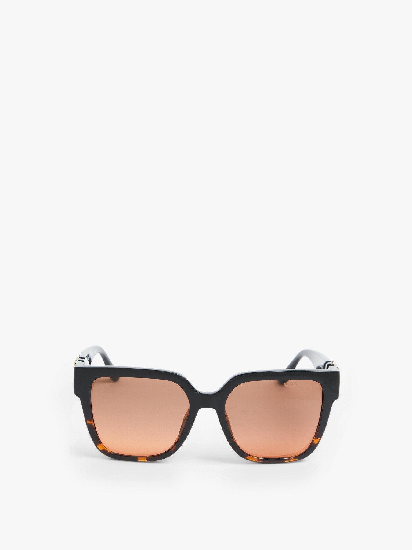 Rectangular MK Logo Side Acetate Sunglasses