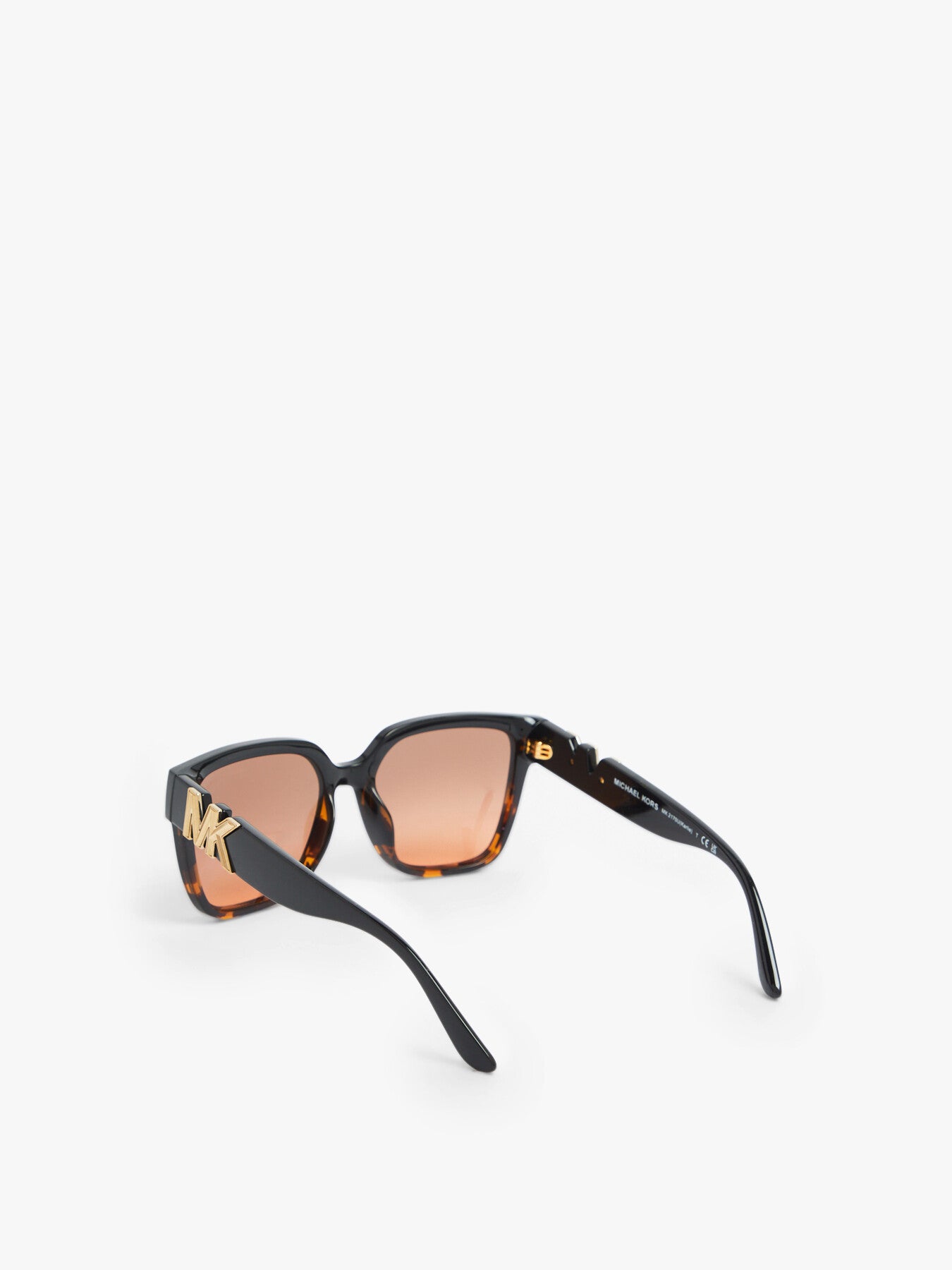 Rectangular MK Logo Side Acetate Sunglasses