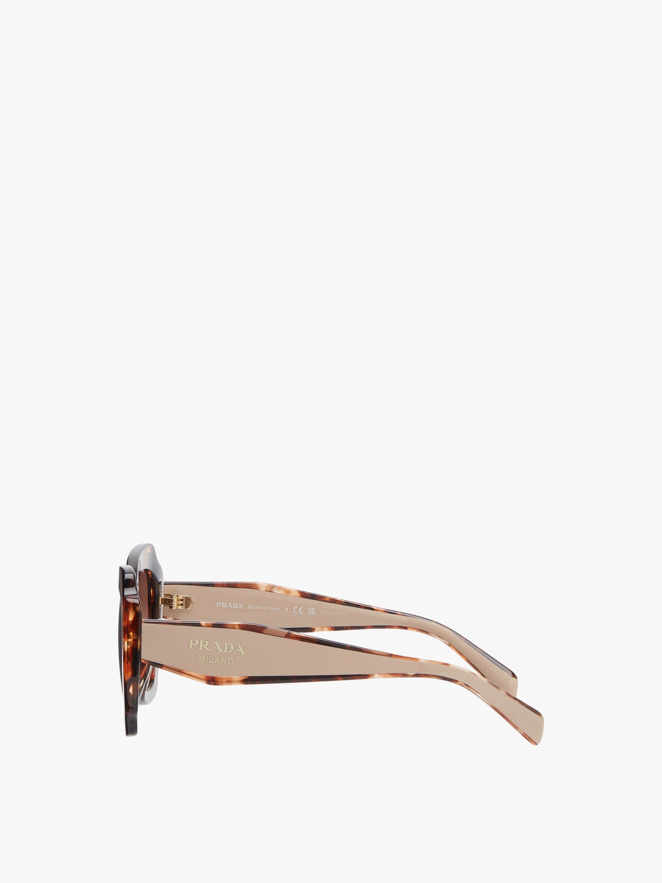 PR 16YS Oversized Contrast Arm Acetate Sunglasses