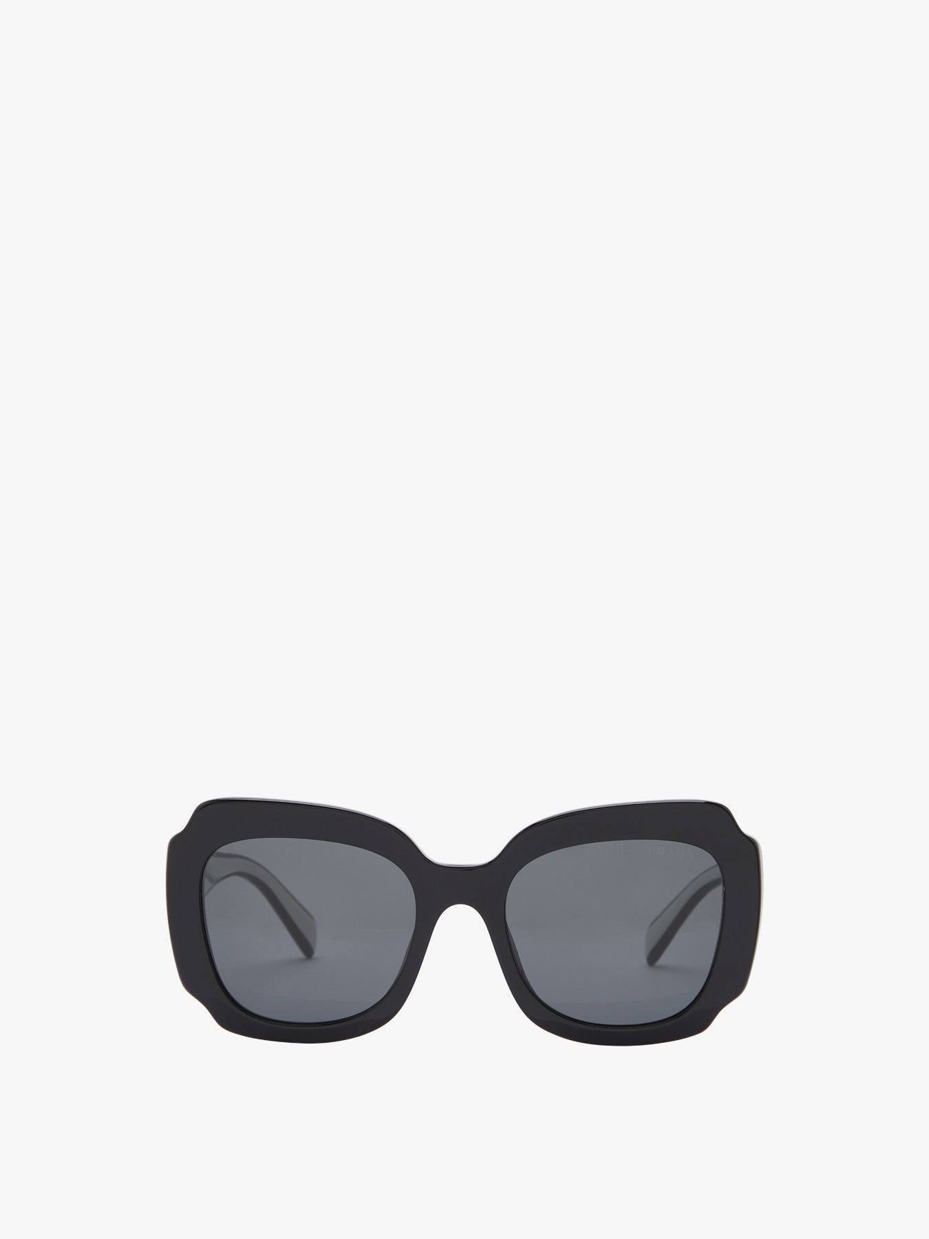 PR 16YS Oversized Contrast Arm Acetate Sunglasses