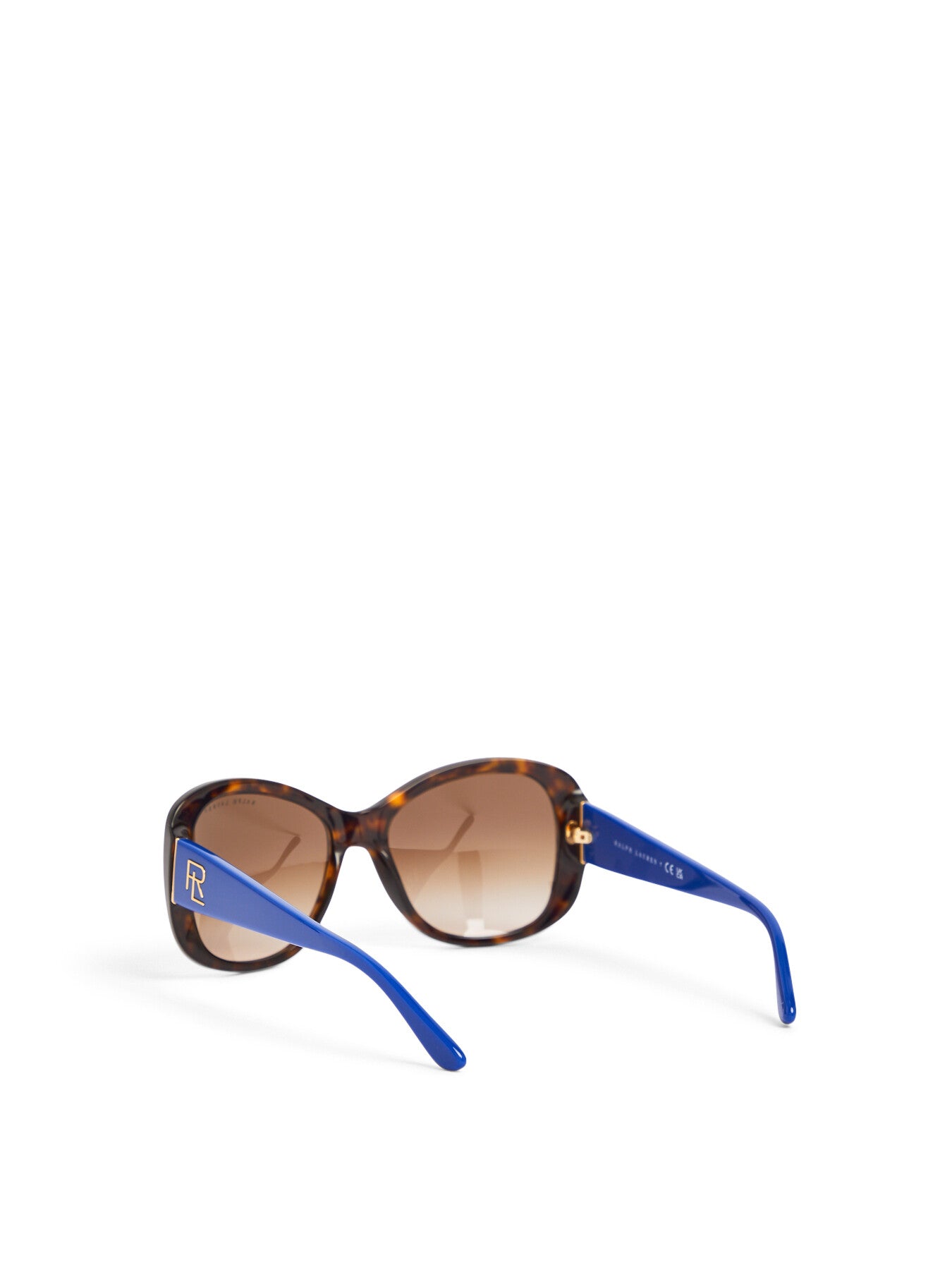Oversized RL Logo Contrast Arm Sunglasses