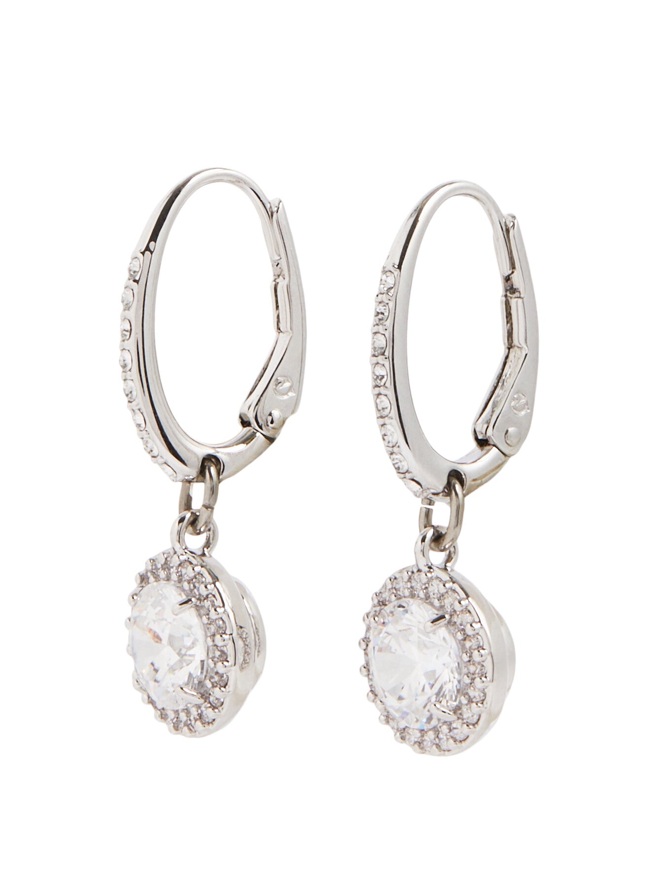 Constella Round Cut Drop Earrings