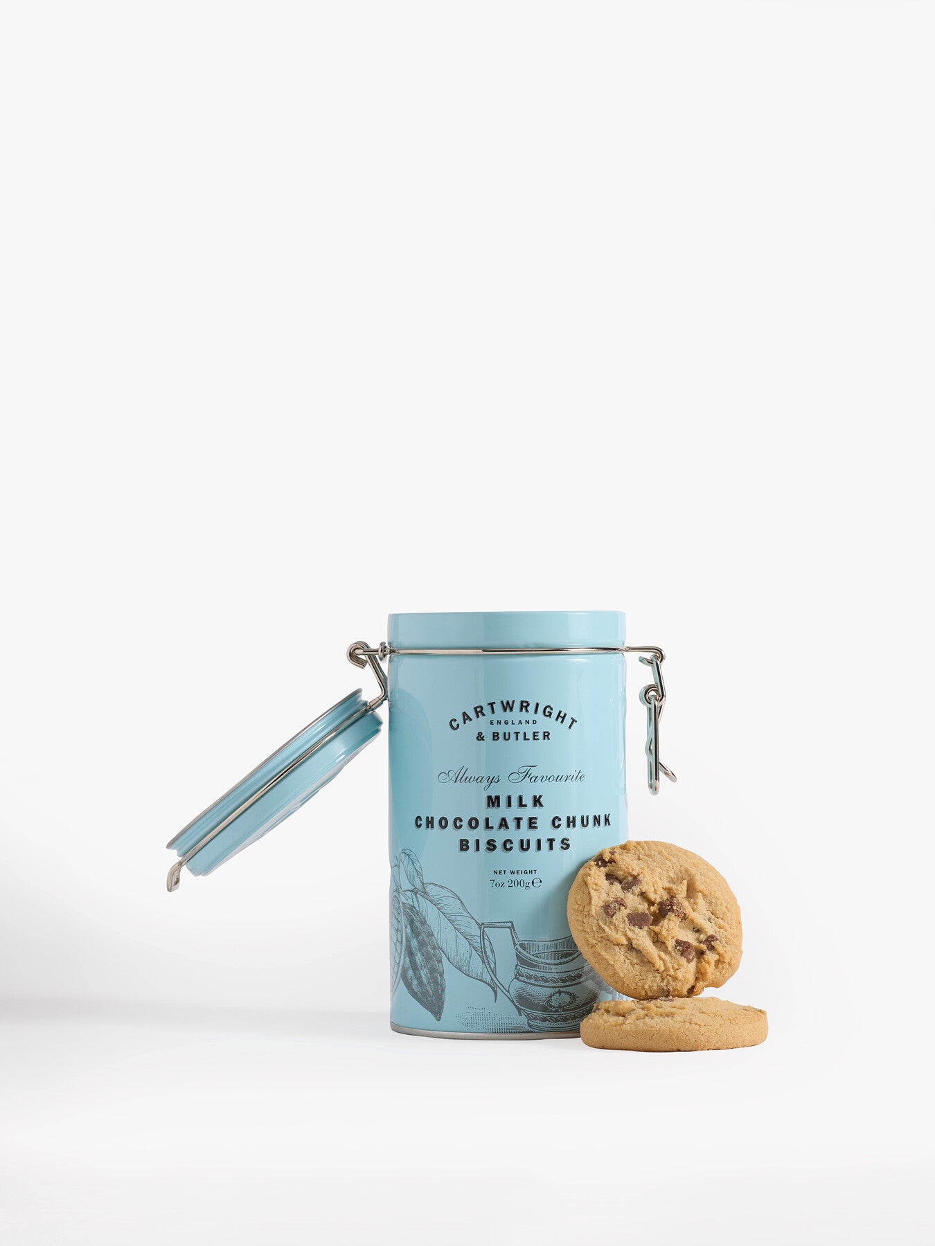 Milk Chocolate Chunk Biscuits in Tin 200g