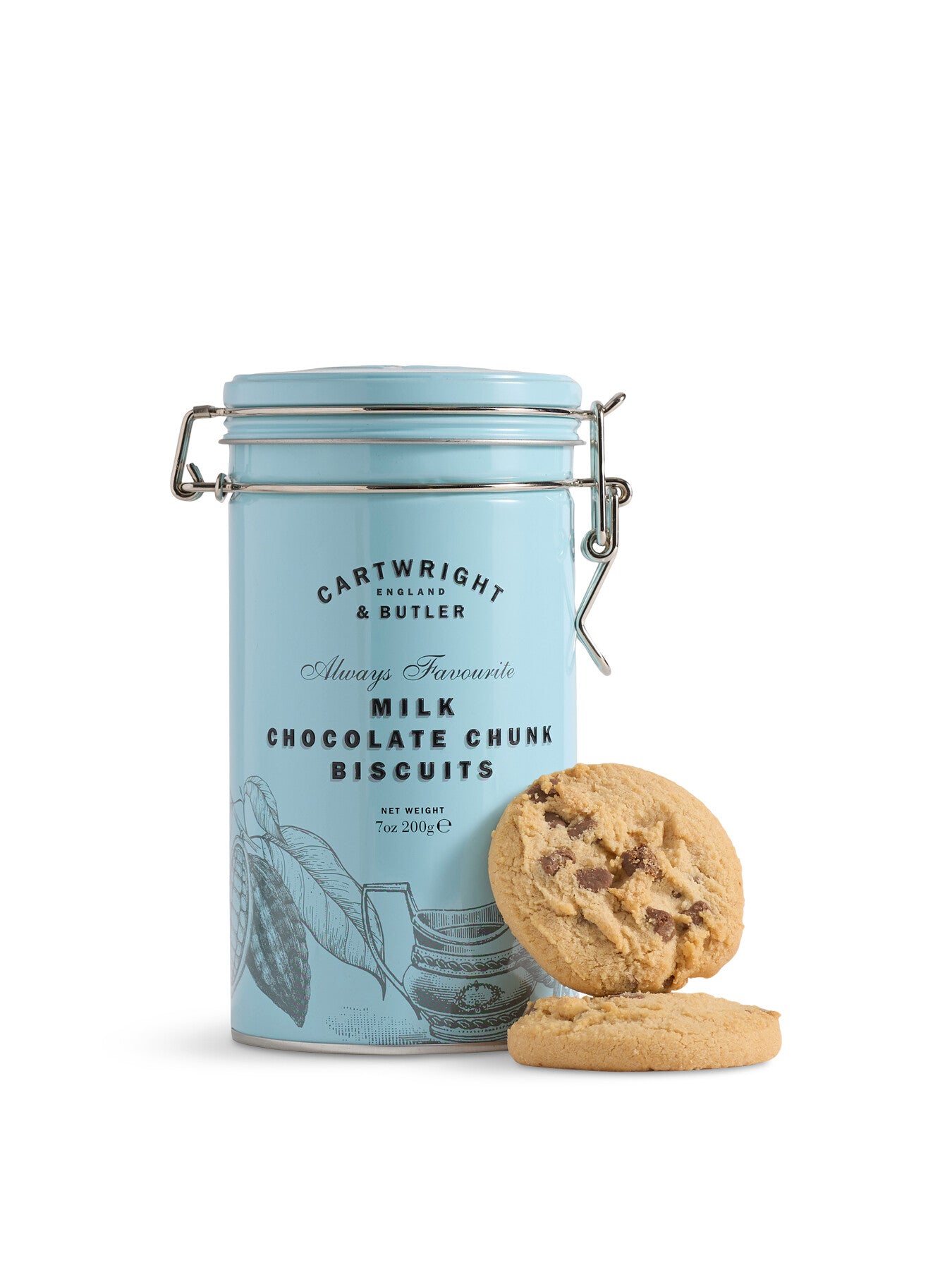 Milk Chocolate Chunk Biscuits in Tin 200g