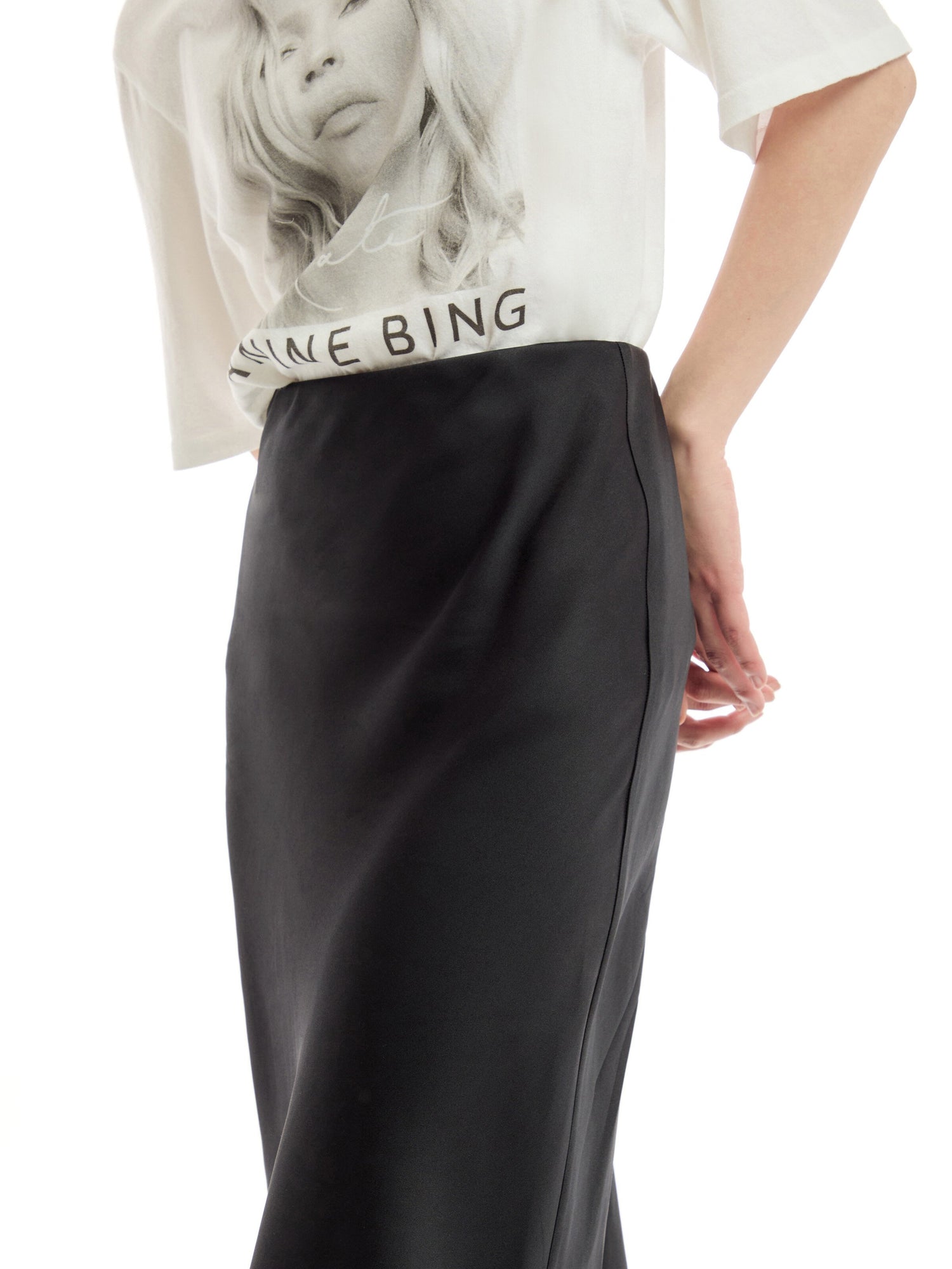 Bar Silk Skirt