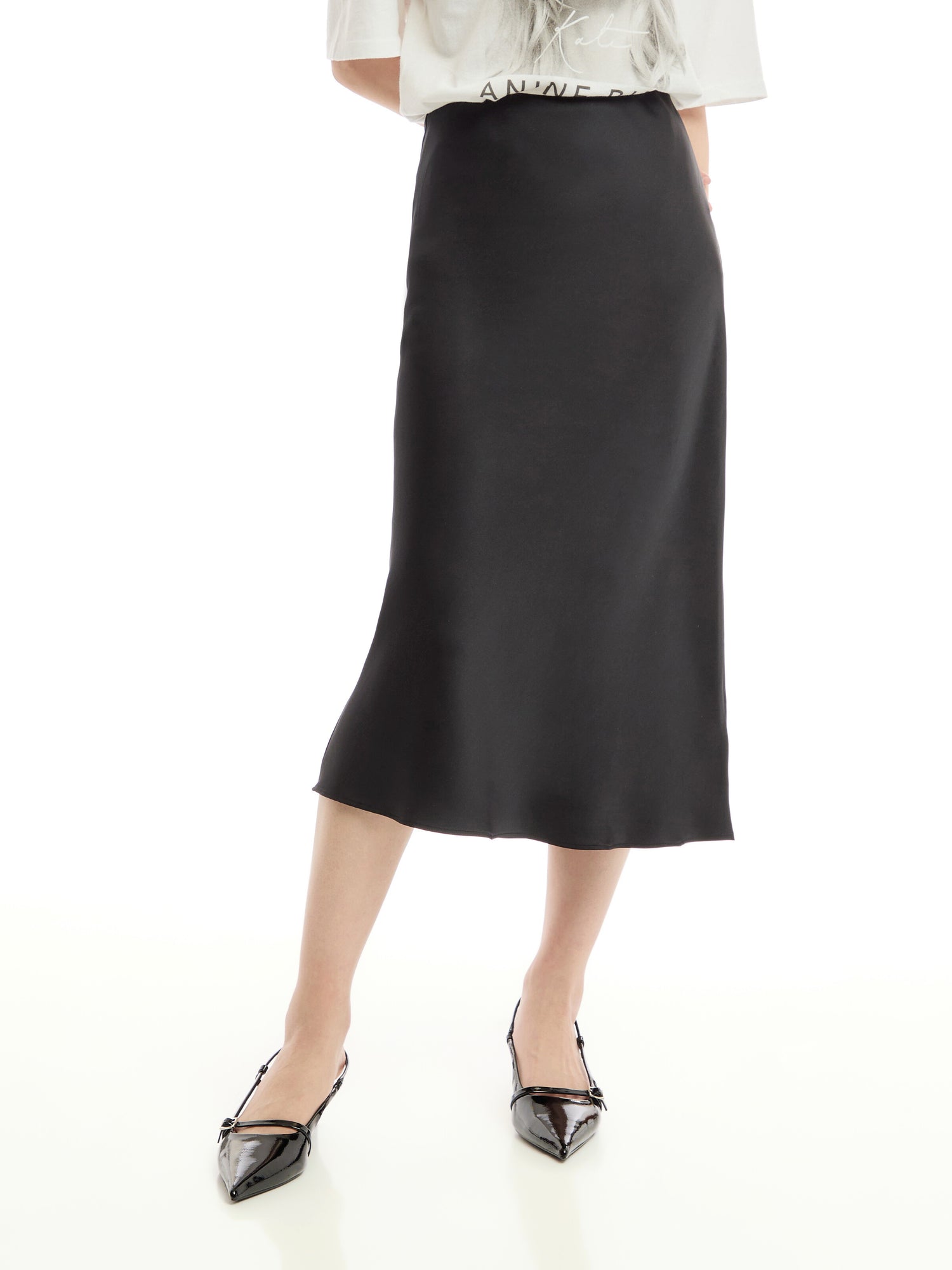 Bar Silk Skirt
