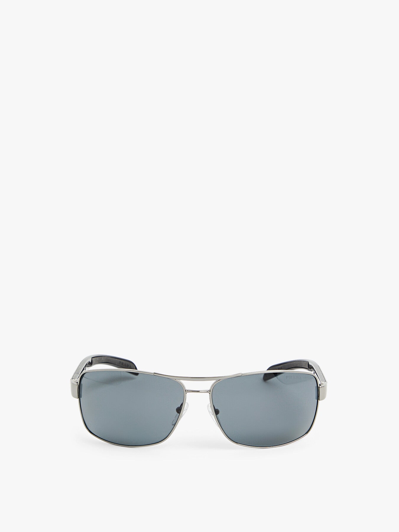 Wrap Polarised Metal Sunglasses
