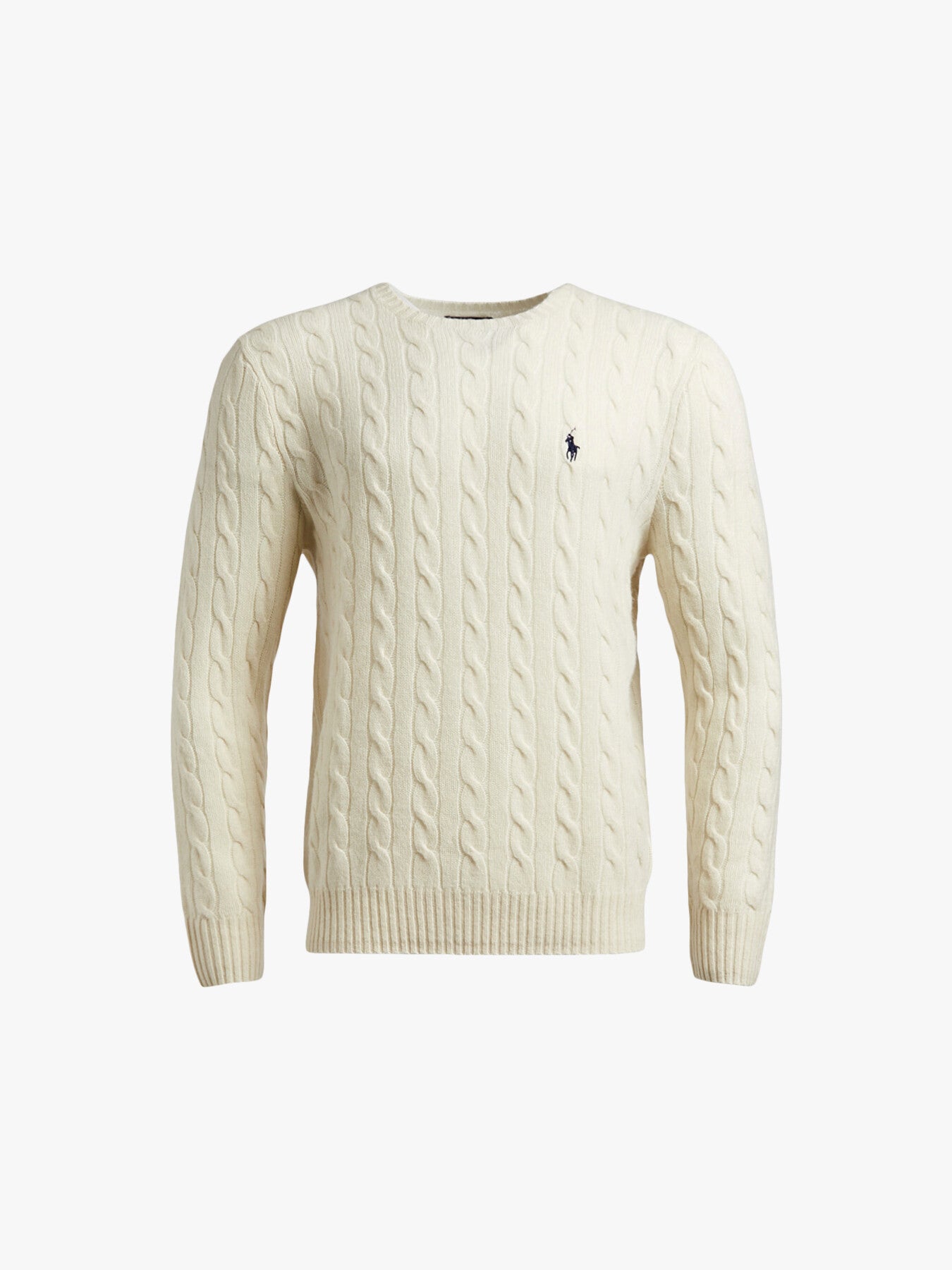 Cable Knit Wool Cashmere Sweater
