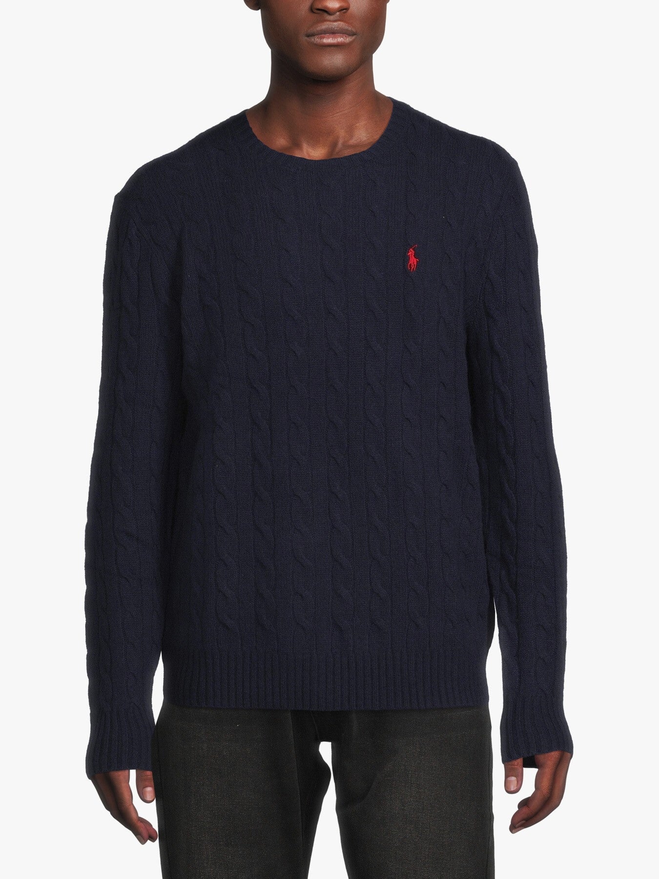 Cable Knit Wool Cashmere Sweater