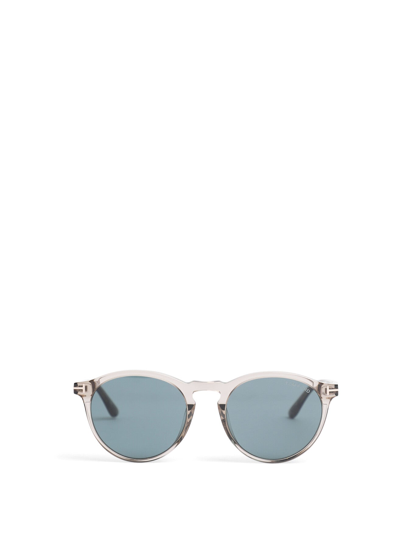 Aurele Round Acetate Mens Sunglasses