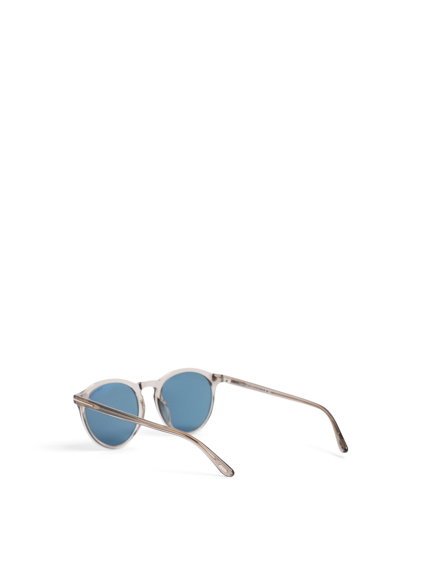Aurele Round Acetate Mens Sunglasses