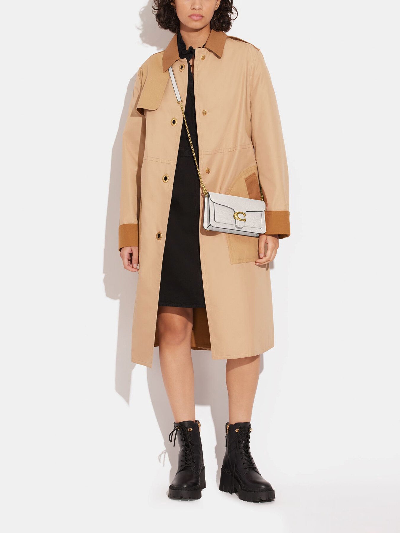 Tabby Chain Crossbody Clutch Bag