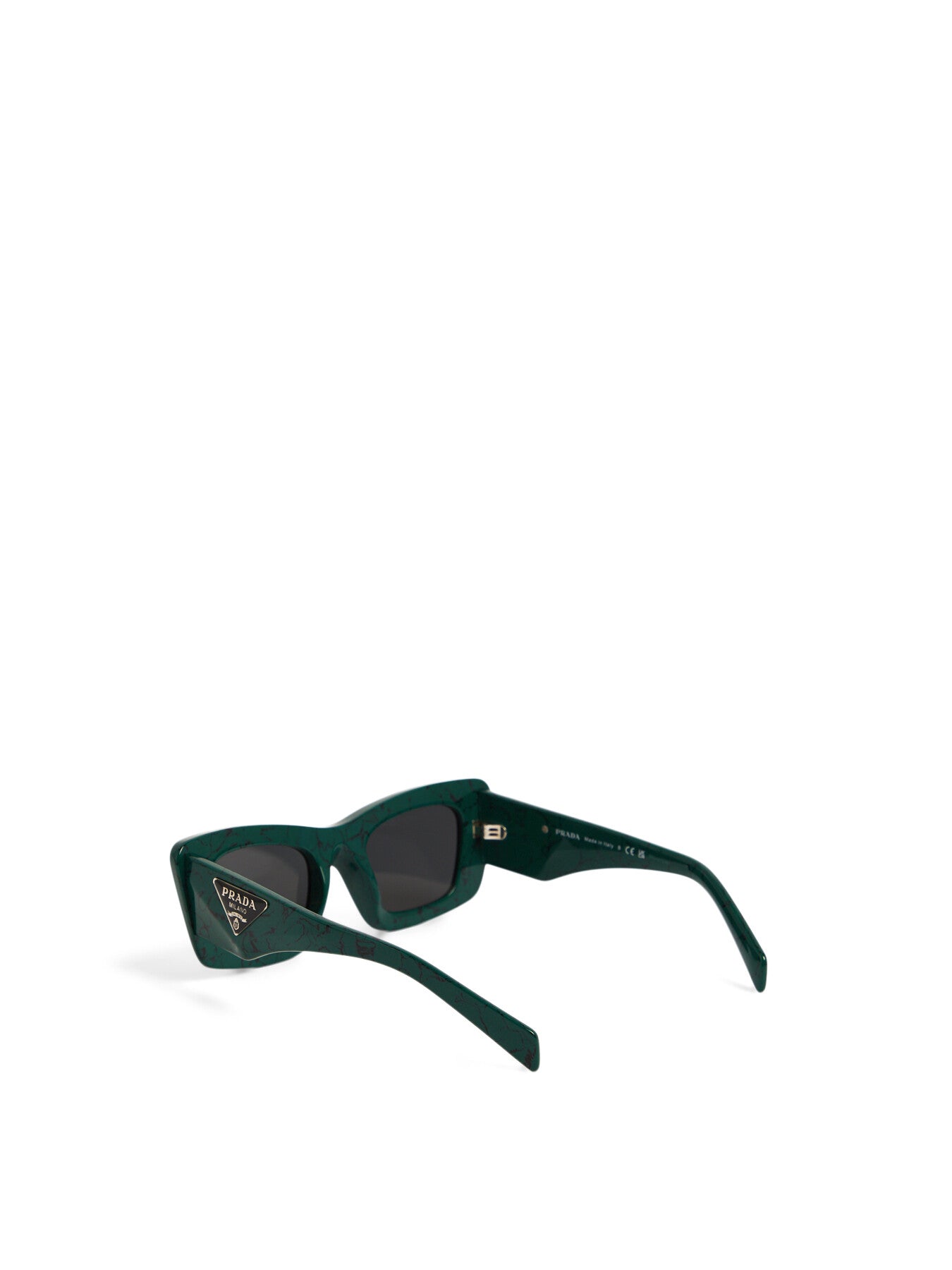 PR 13ZS Rectangular Geometric Acetate Sunglasses
