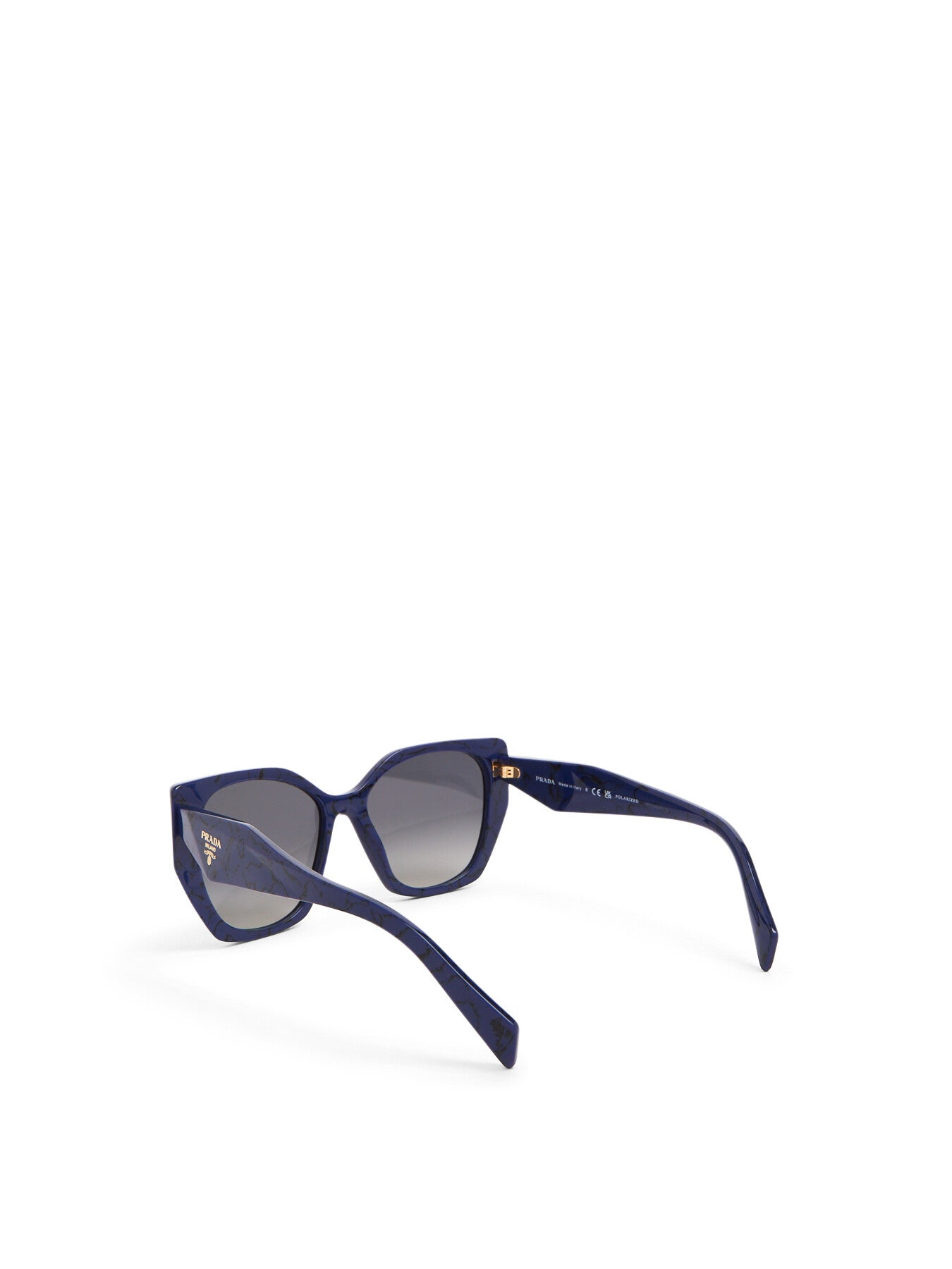 PR 19ZS Hexagonal Acetate Polarised Sunglasses