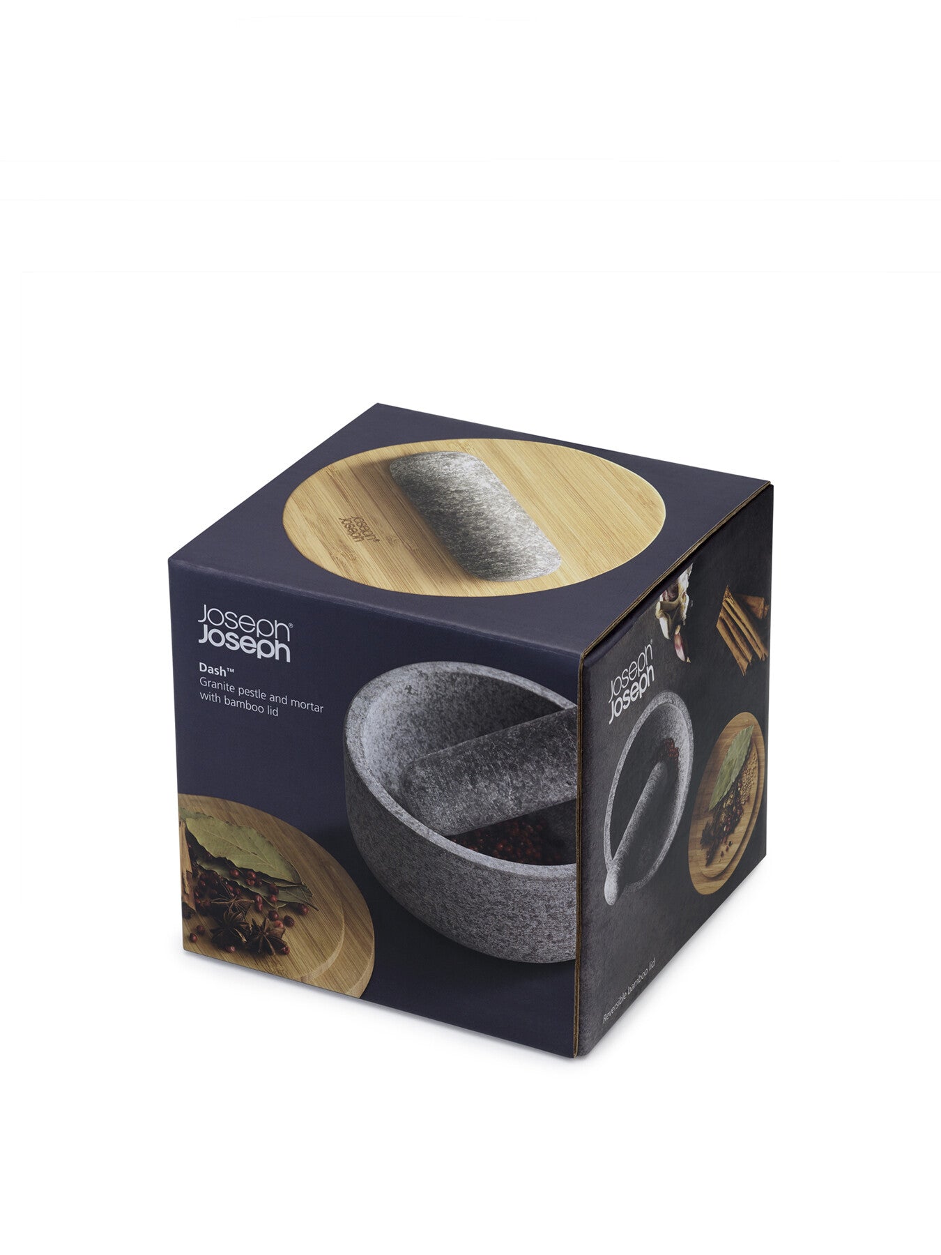 Dash Pestle Mortar with Bamboo Lid