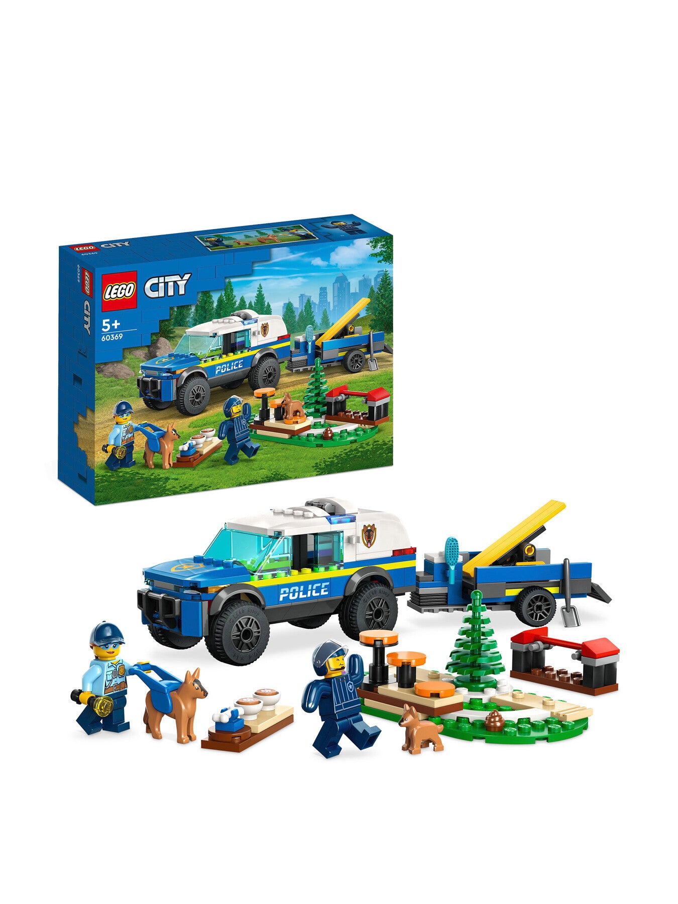 City Mobile Police Dog Training Set 60369