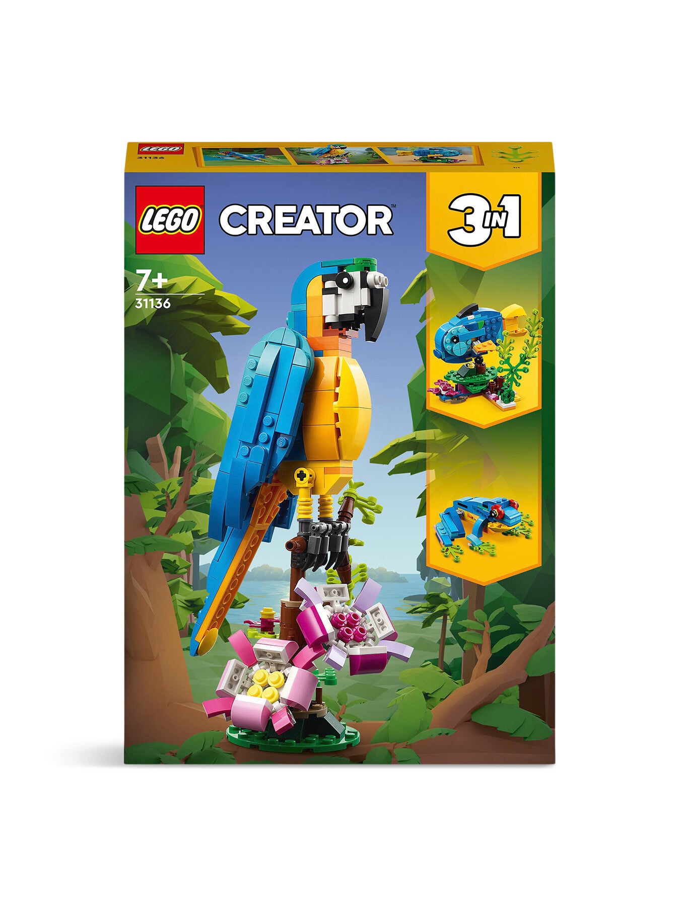 Creator 3 in 1 Exotic Parrot Toy Set 31136