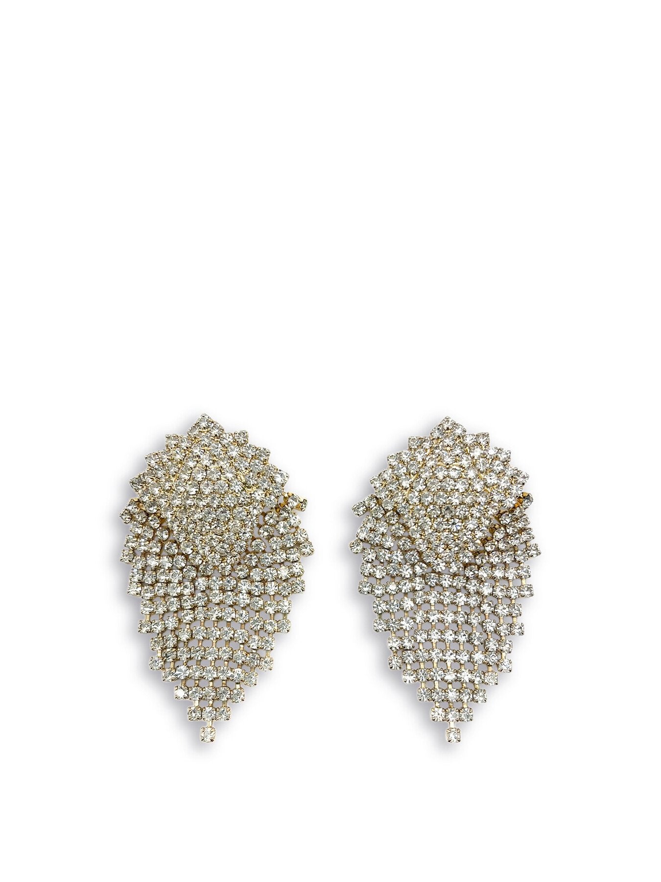 Vintage Crystal Chandelier Earrings