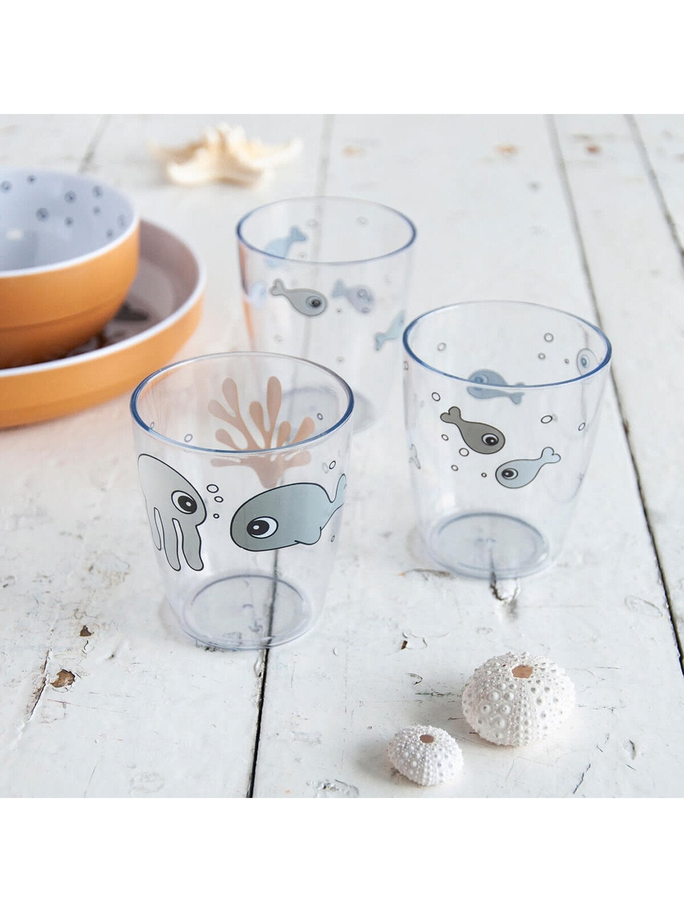 Yummy Mini Glass 3 pcs Sea Friends
