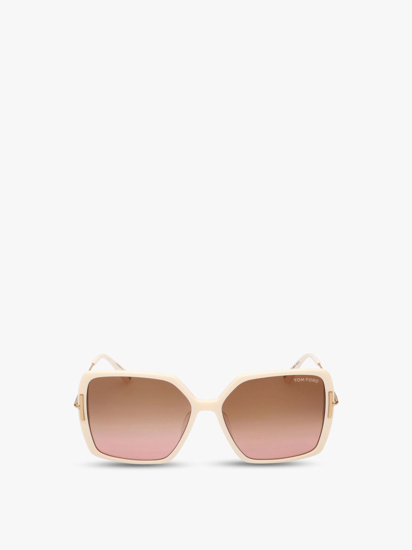 Joanna Acetate and Metal Square Sunglasses