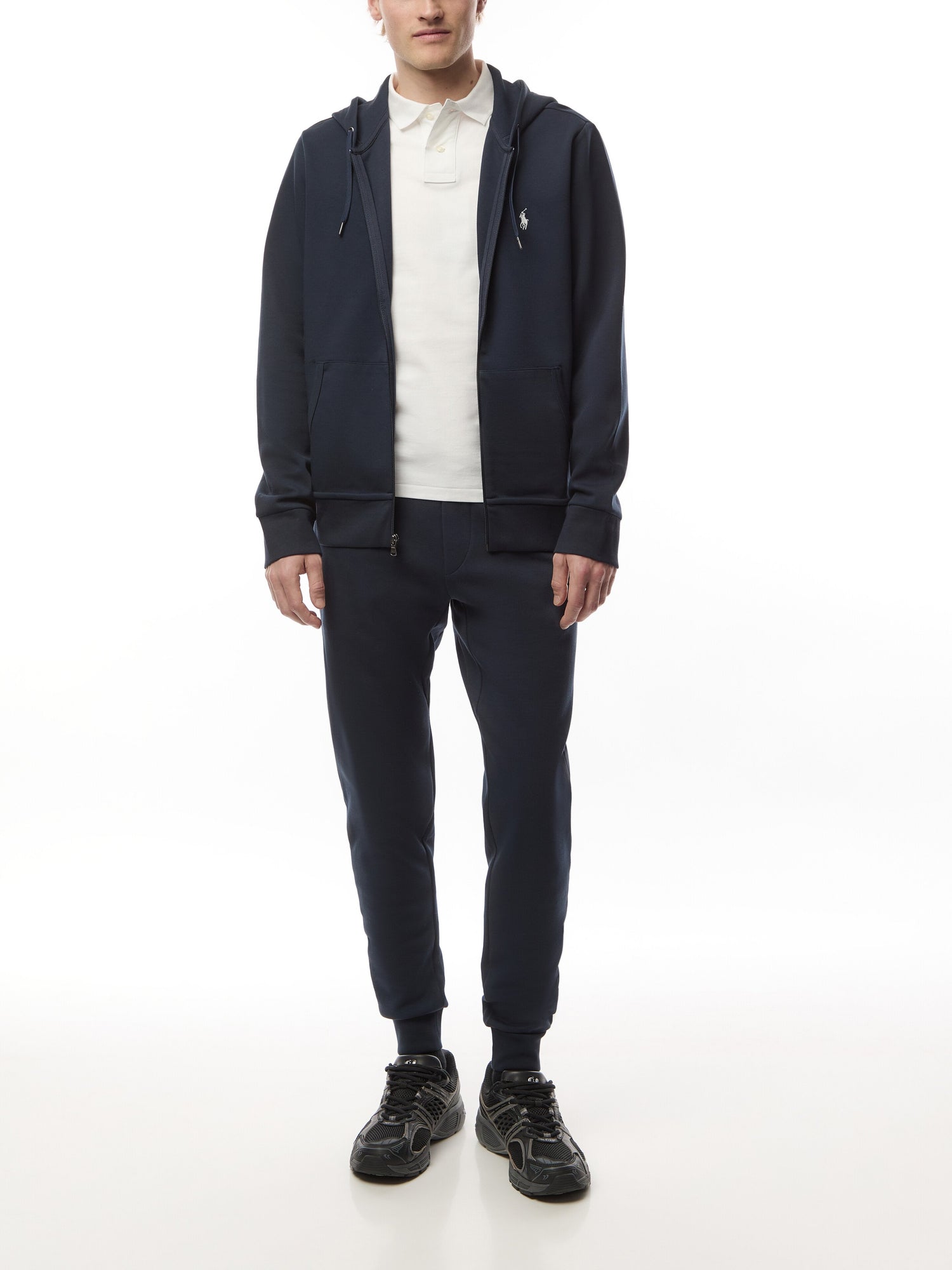 Double Knit Zip Up Hoodie