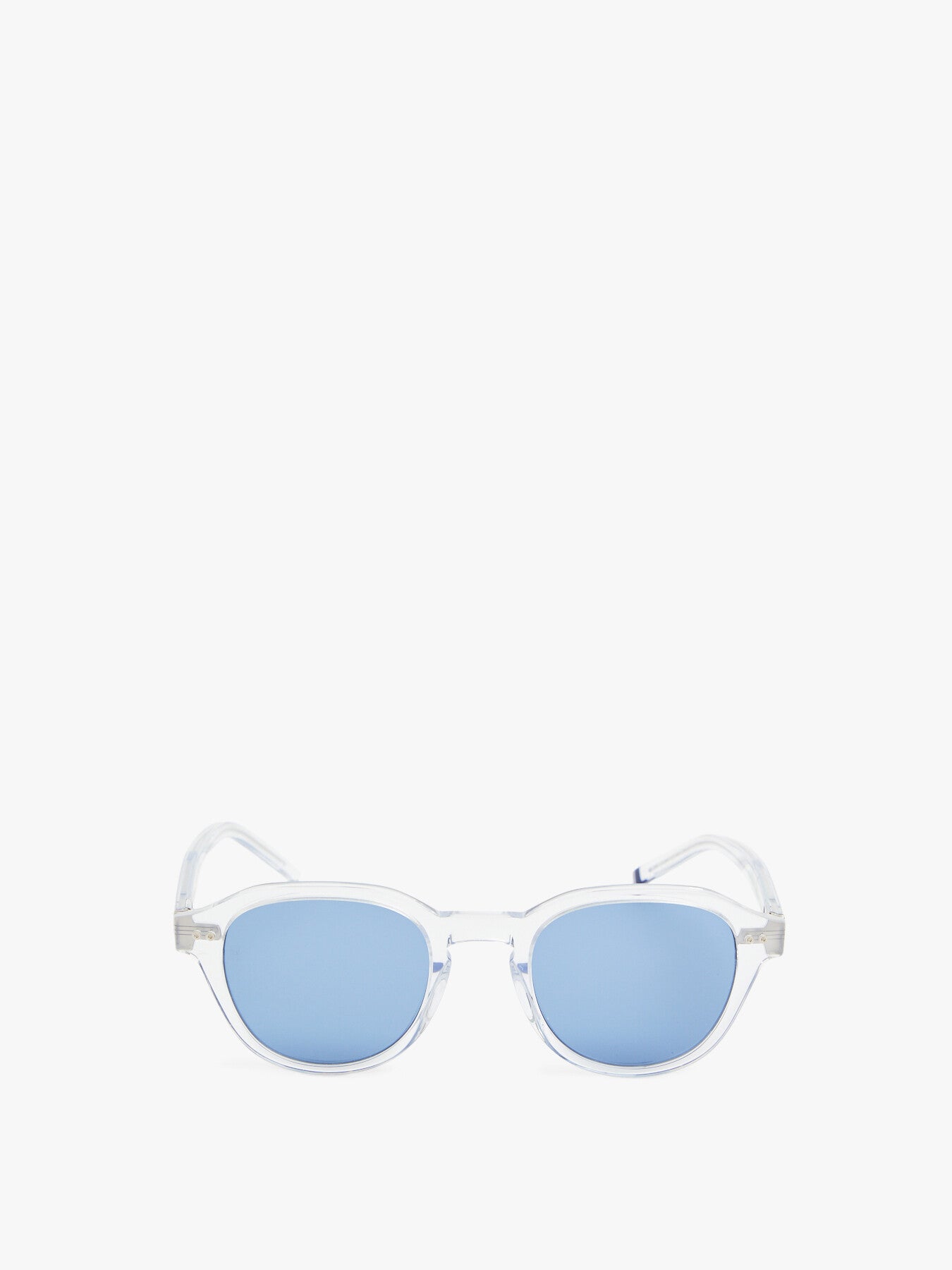 TH 1970S Mens Round Acetate Sunglasses