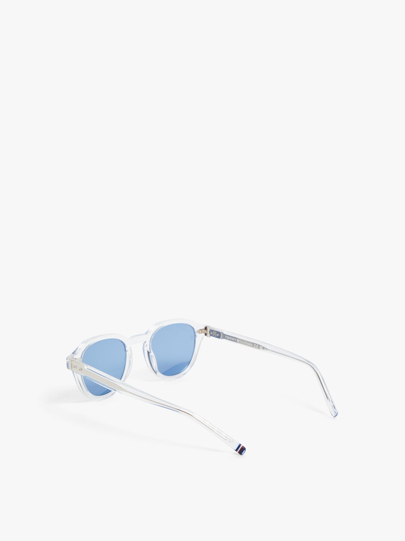 TH 1970S Mens Round Acetate Sunglasses