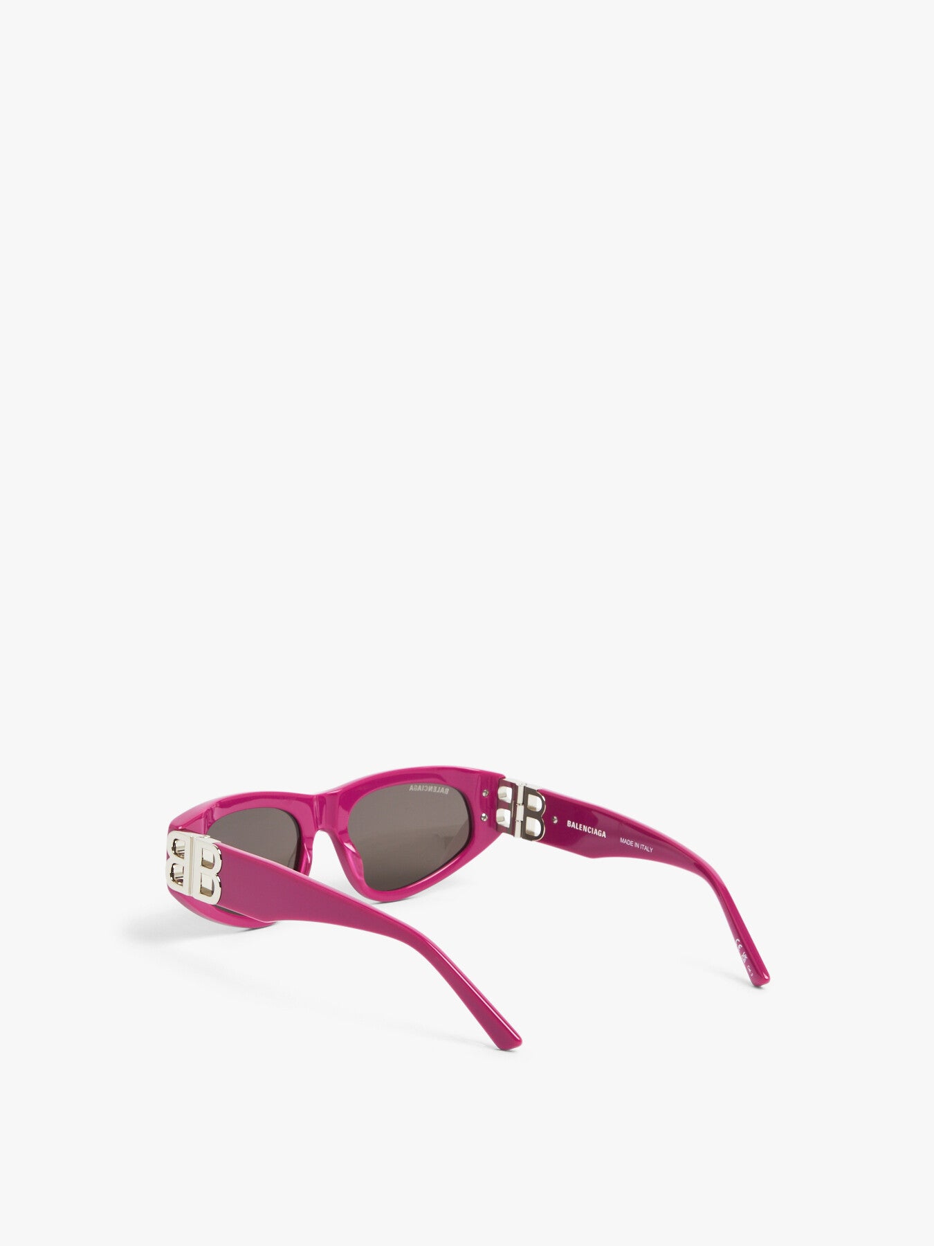 Wrap Around Acetate Logo Arm Acetate Sunglasses