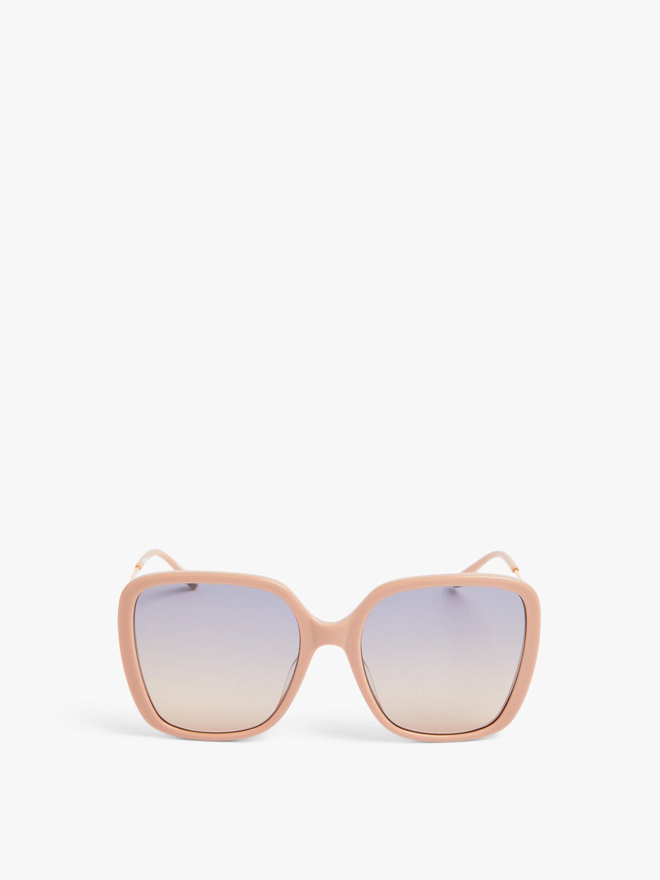 Square Acetate and Metal Sunglasses