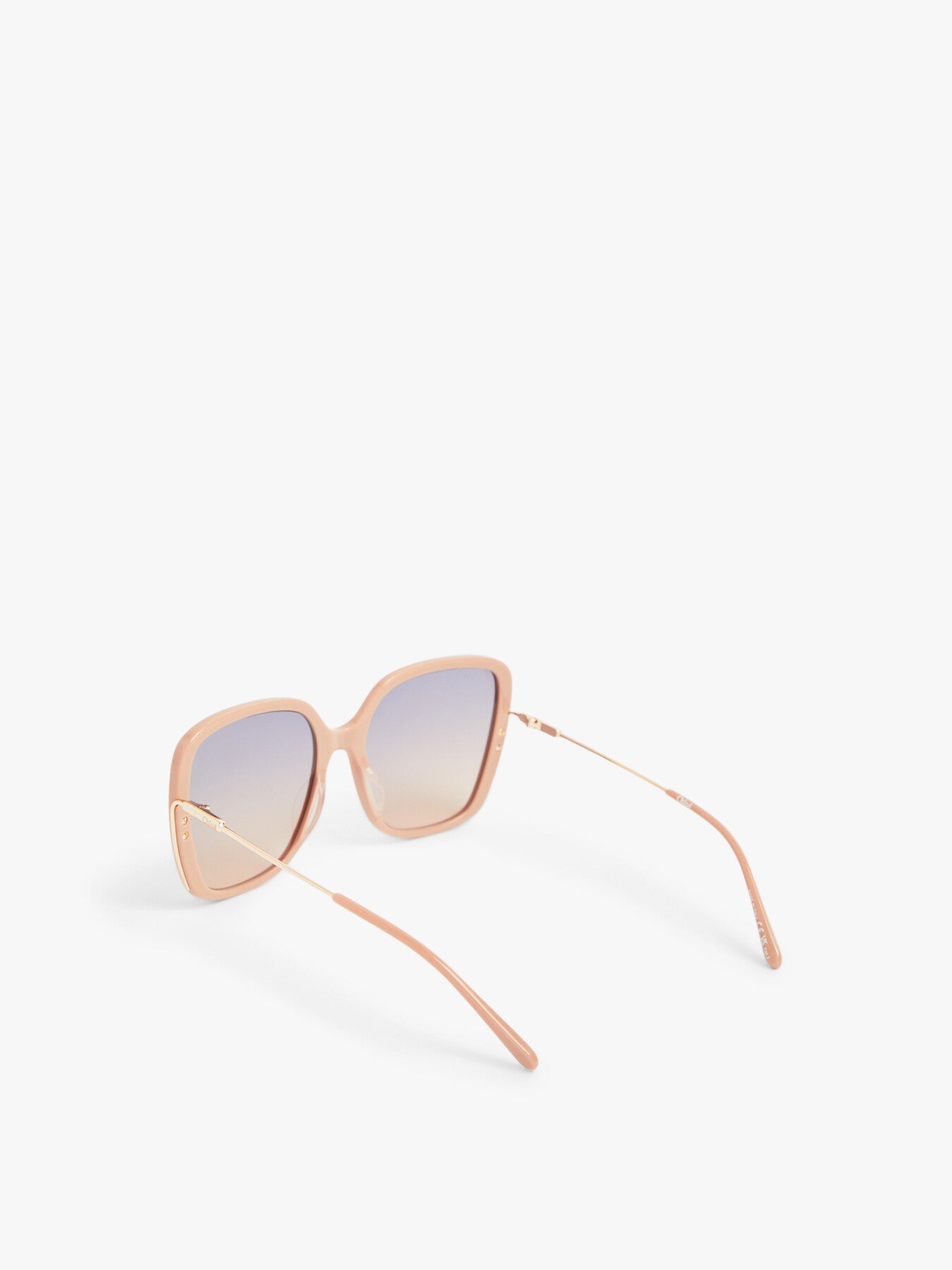 Square Acetate and Metal Sunglasses