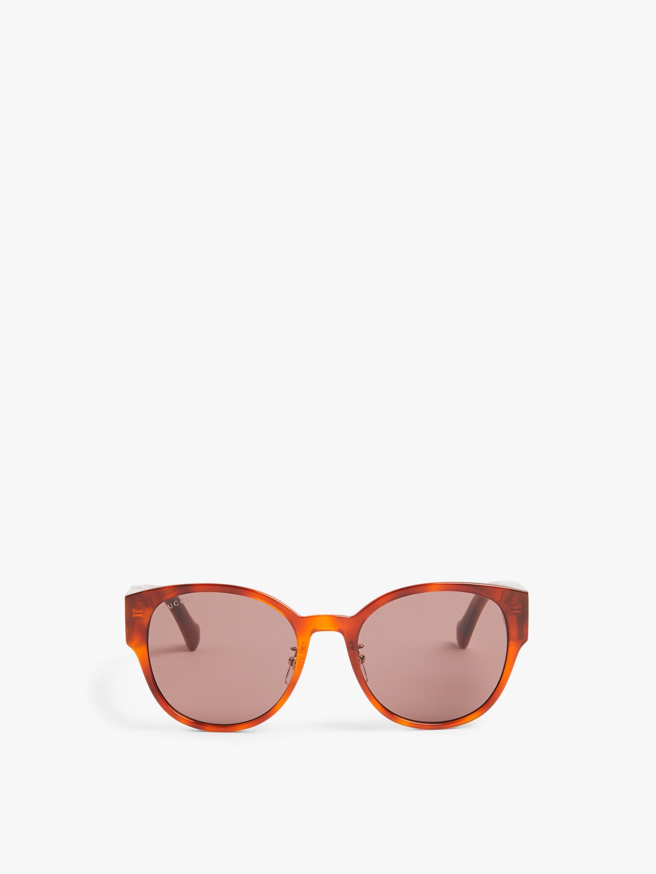 Gucci Stripe Recycled Acetate Round Sunglasses