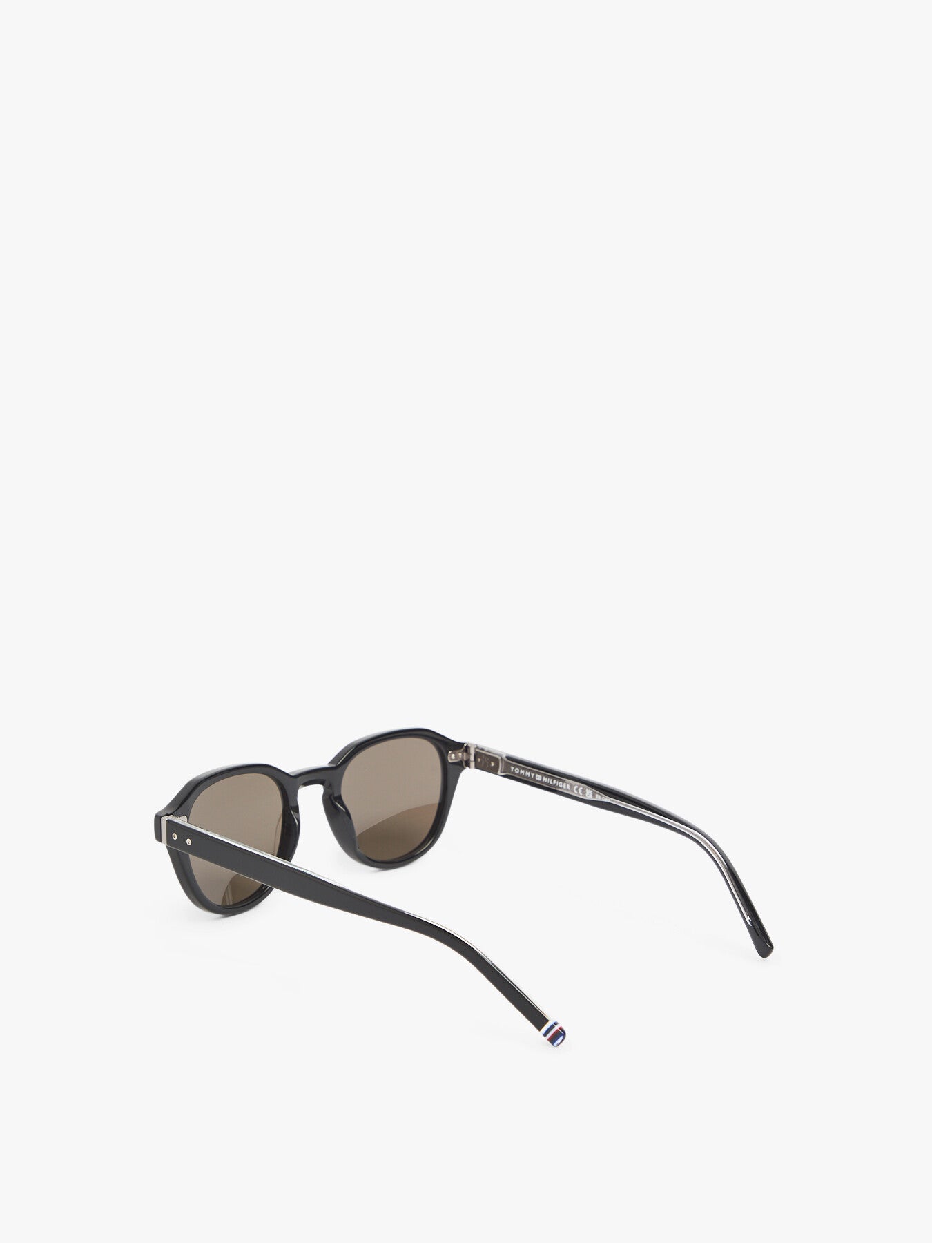 TH 1970S Mens Round Acetate Sunglasses
